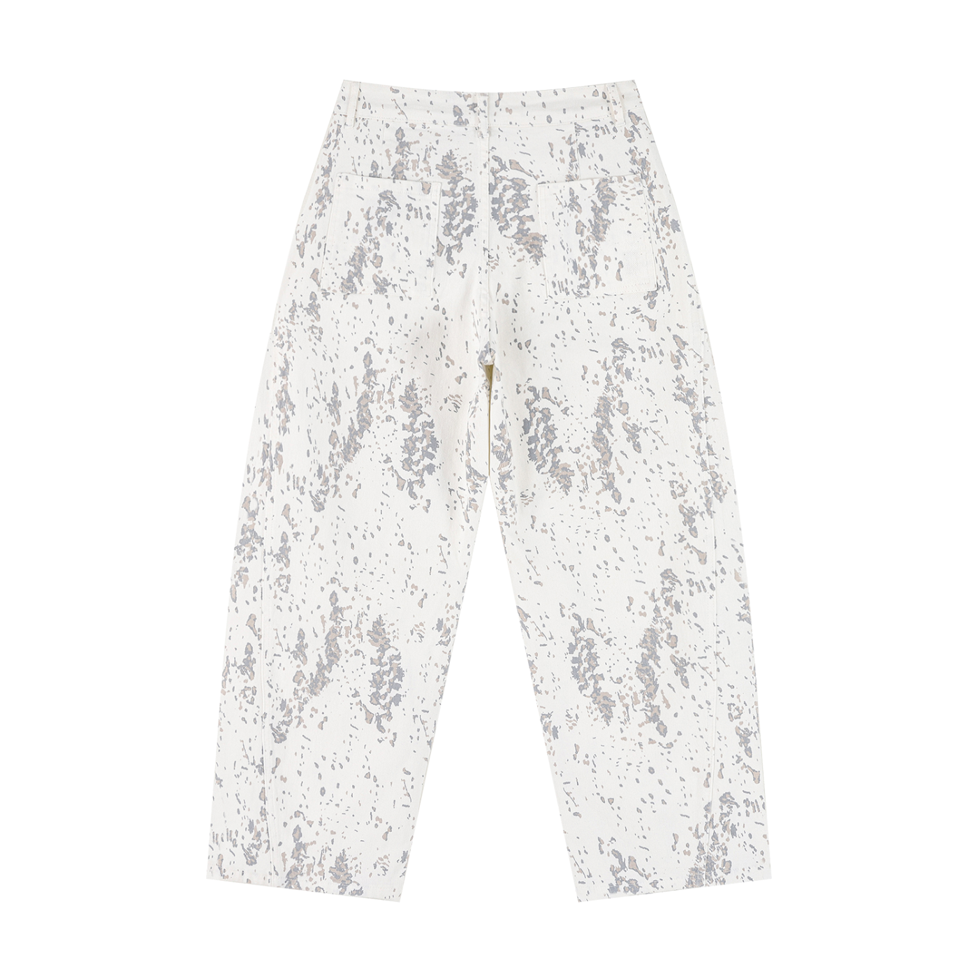 Urbania Women's Splatter Barrel Leg Jeans