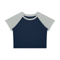 Urbania Women’s Raglan Color Block Baby T-Shirt