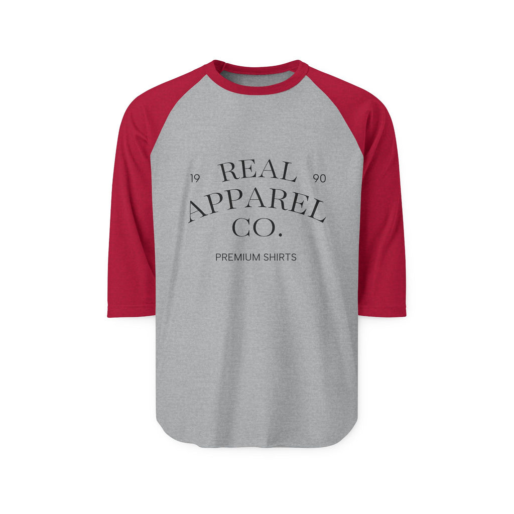 Raglan Shirt — Vintage Baseball Style 3/4 Sleeve Tee
