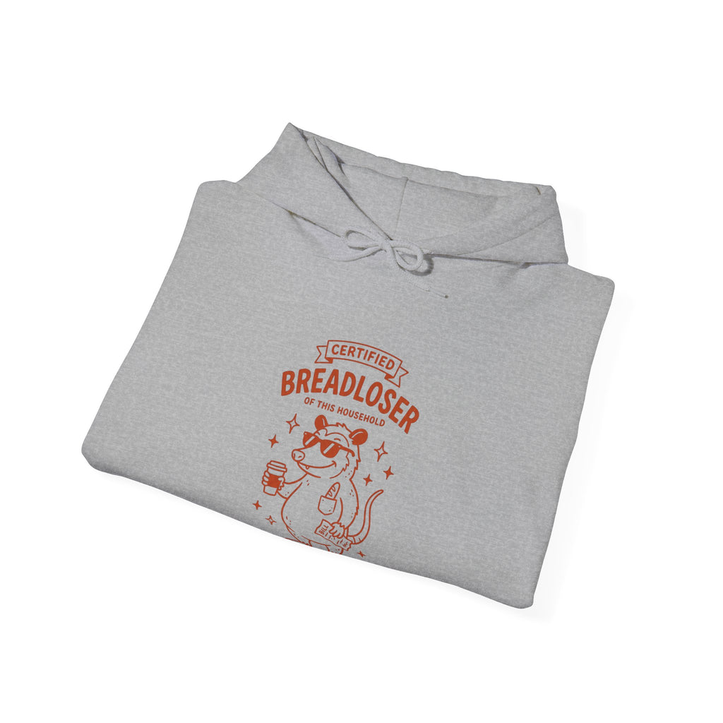 Funny Meme Hoodie – Breadloser Burnout Humor, Gen Z Graphic, Unisex Streetwear Pullover