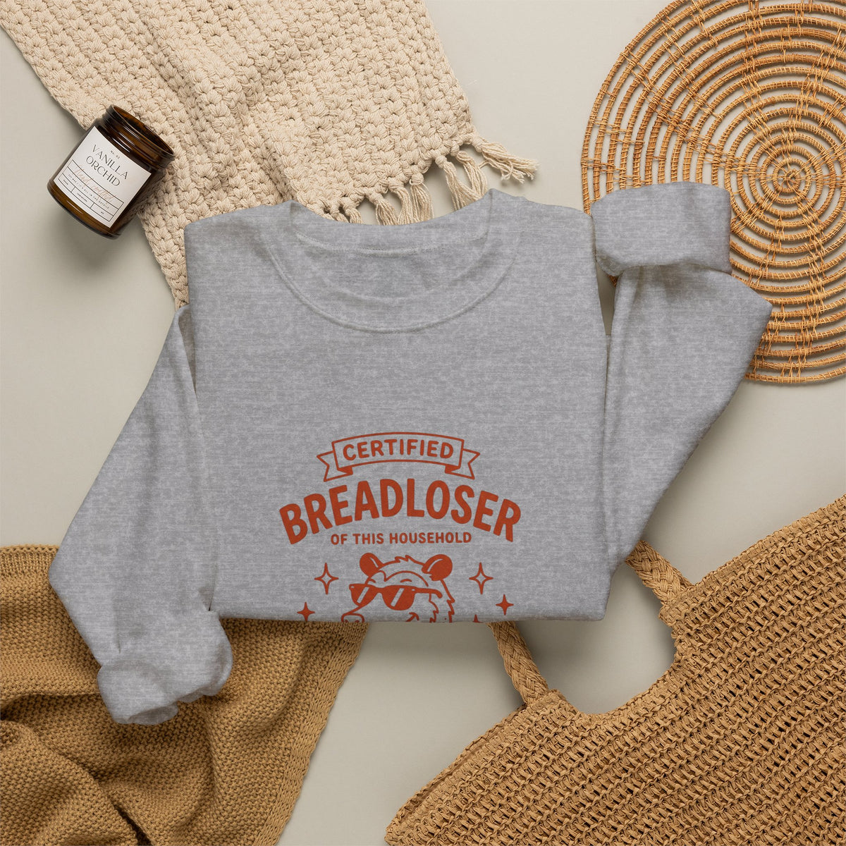 CERTIFIED BREADLOSER Sweatshirt | Breadloser Humor, Doodle Graphic