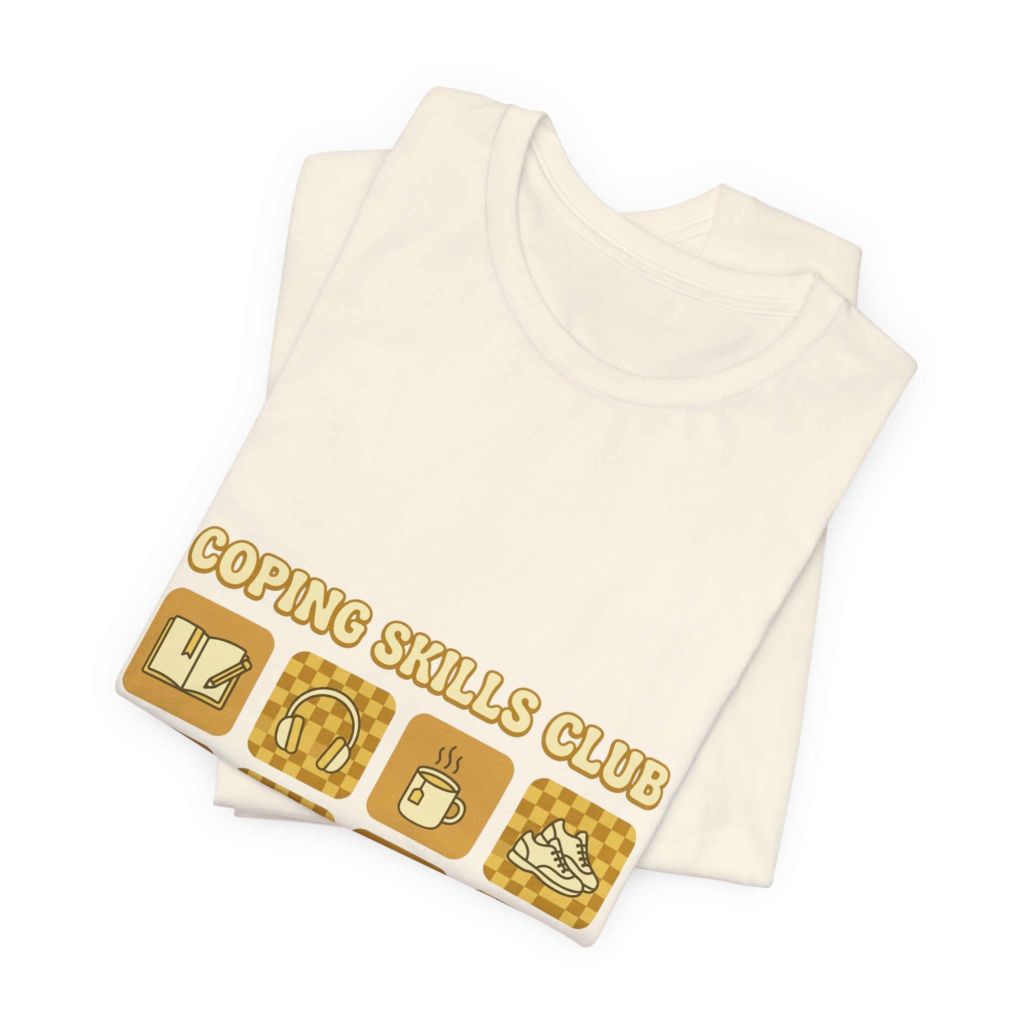 Coping Skills Club Tee | Mental Health Awareness, Retro Green Ribbon