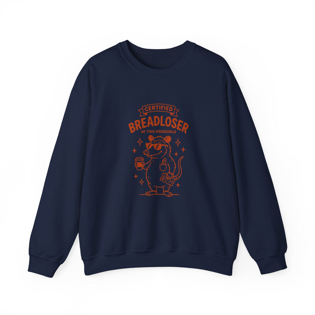 CERTIFIED BREADLOSER Sweatshirt | Breadloser Humor, Doodle Graphic