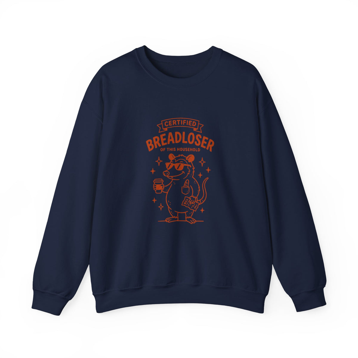 CERTIFIED BREADLOSER Sweatshirt | Breadloser Humor, Doodle Graphic