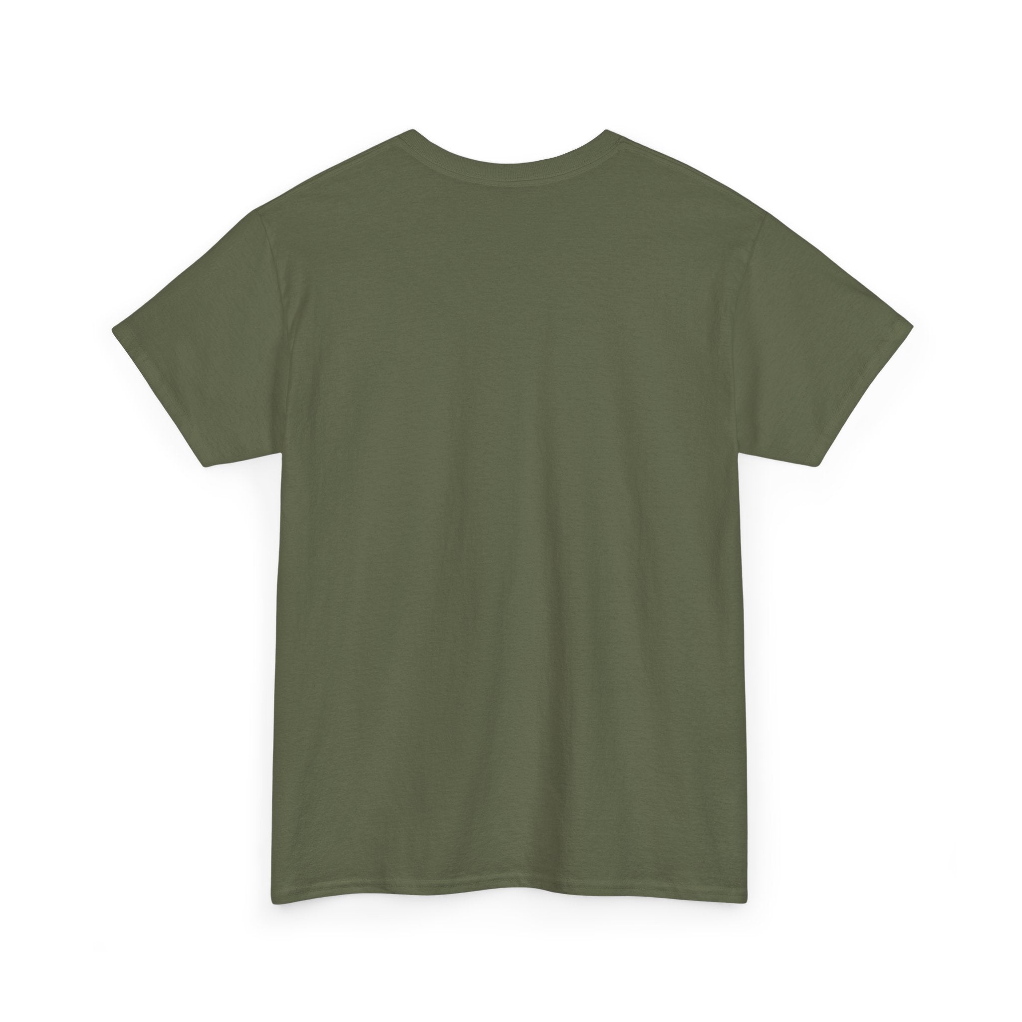 White Script Tee — "Whatever is Dressed On, MUSCLE" Minimalist Cotton T-Shirt