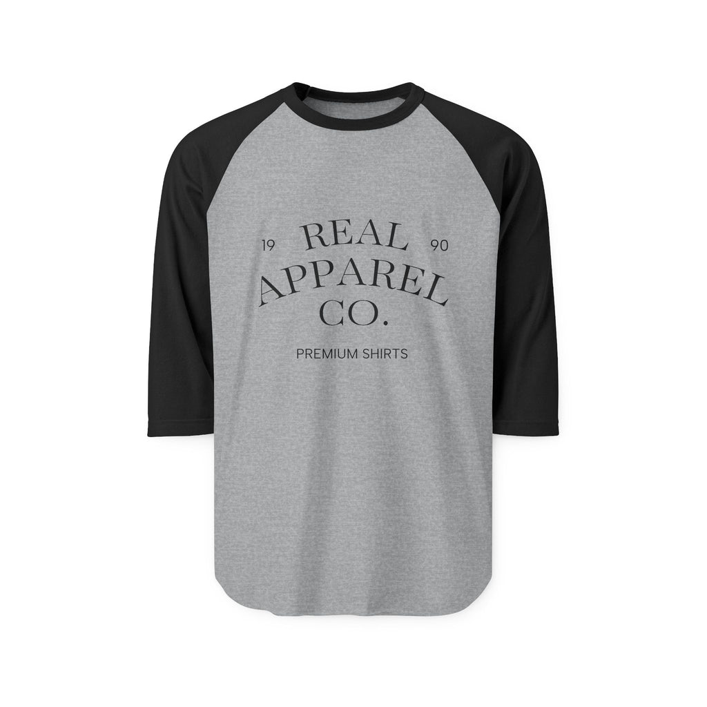 Raglan Shirt — Vintage Baseball Style 3/4 Sleeve Tee
