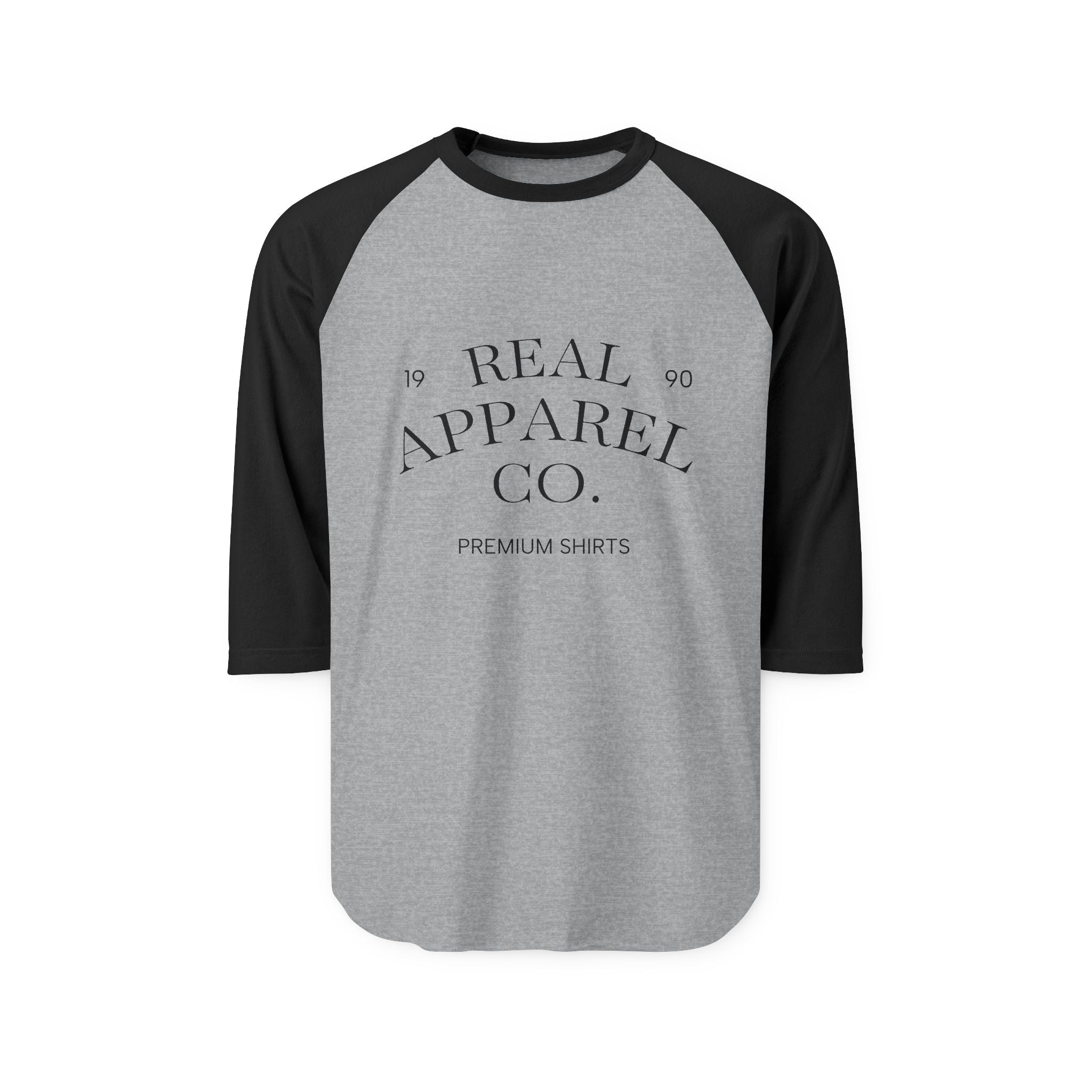 Raglan Shirt — Vintage Baseball Style 3/4 Sleeve Tee