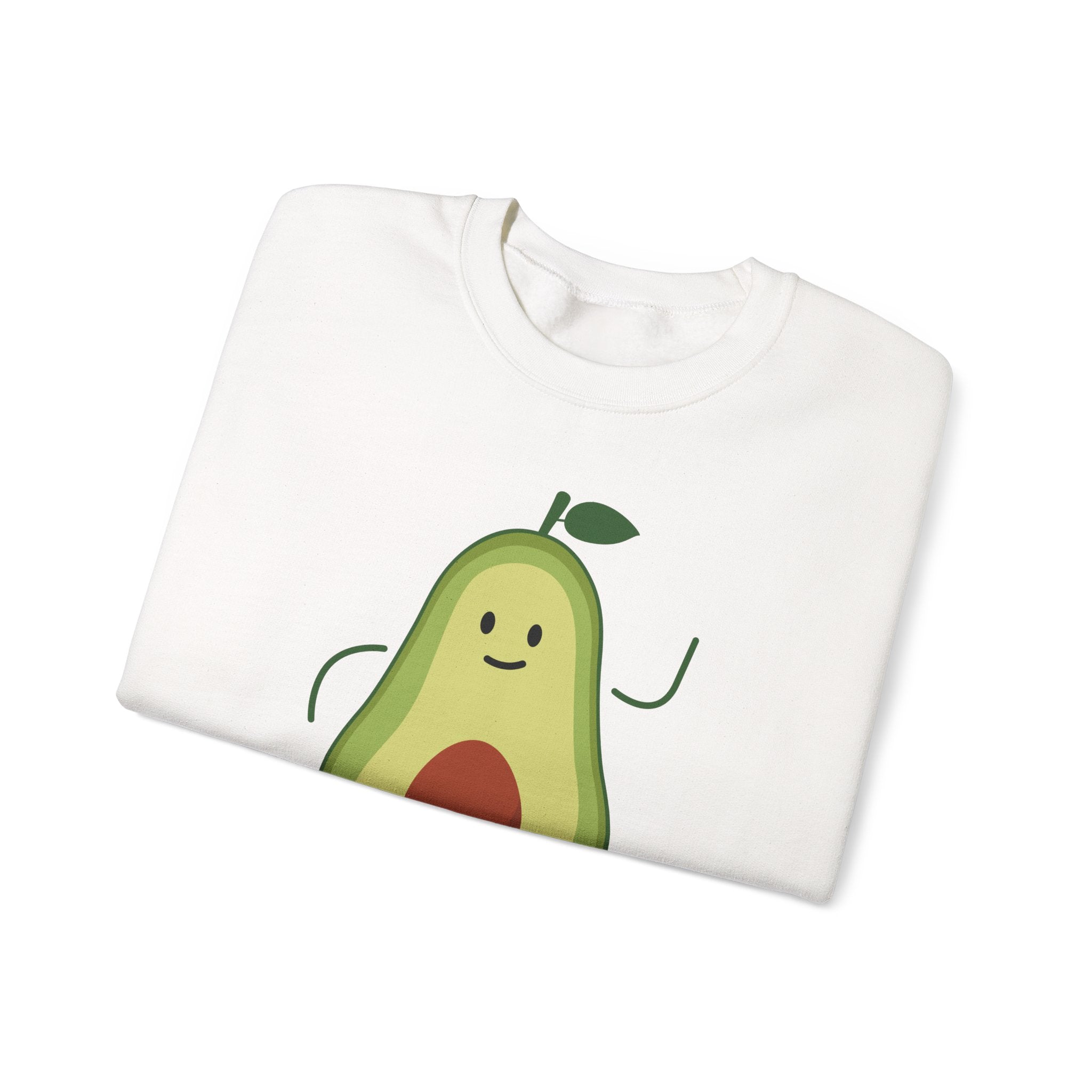 Vegan Avocado Crewneck Sweatshirt — Cute Plant-Based Graphic