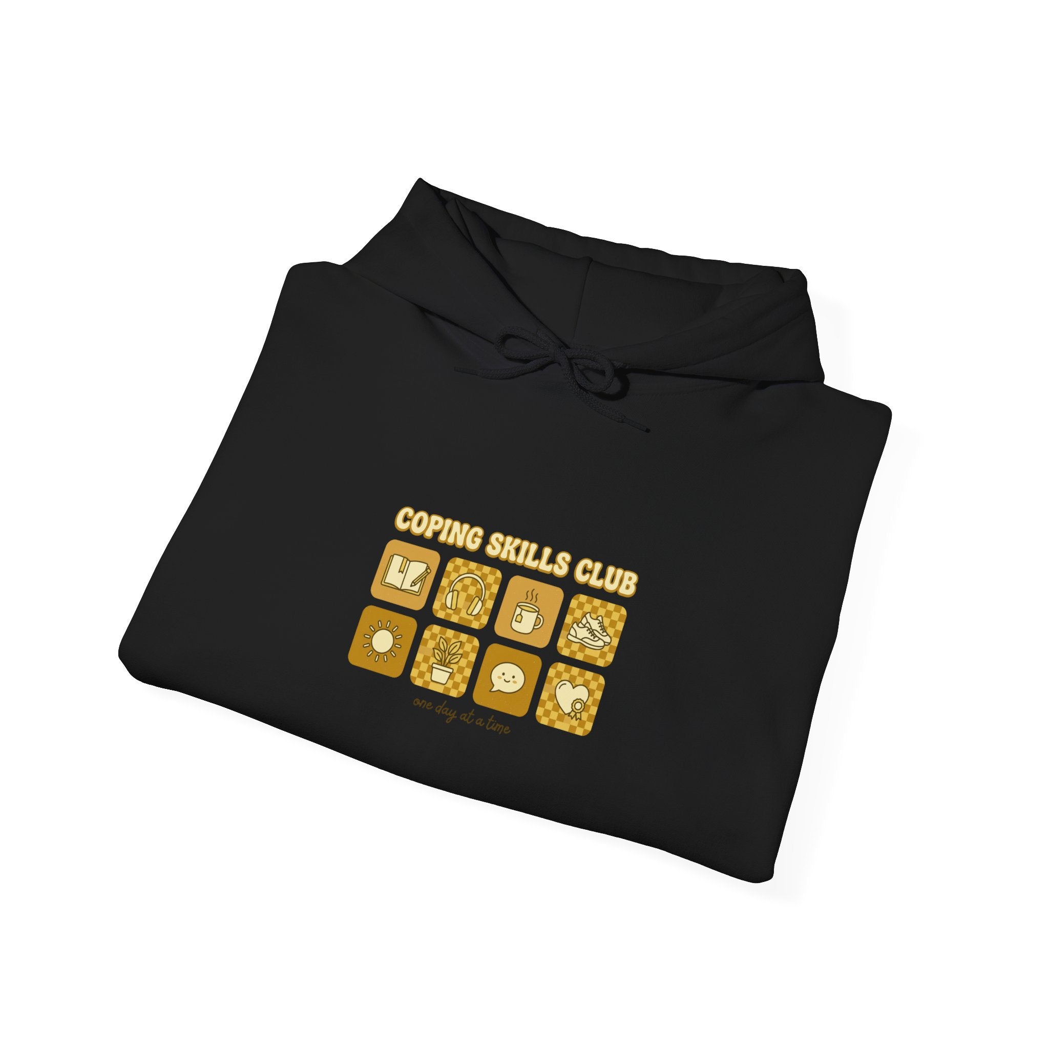 Mental Health Matters Hoodie | Green Ribbon, Retro Smiley, Therapy Positive