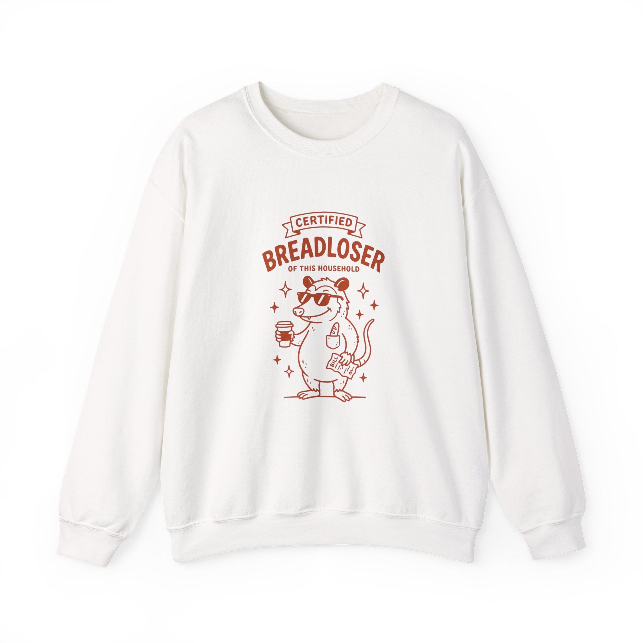 CERTIFIED BREADLOSER Sweatshirt | Breadloser Humor, Doodle Graphic