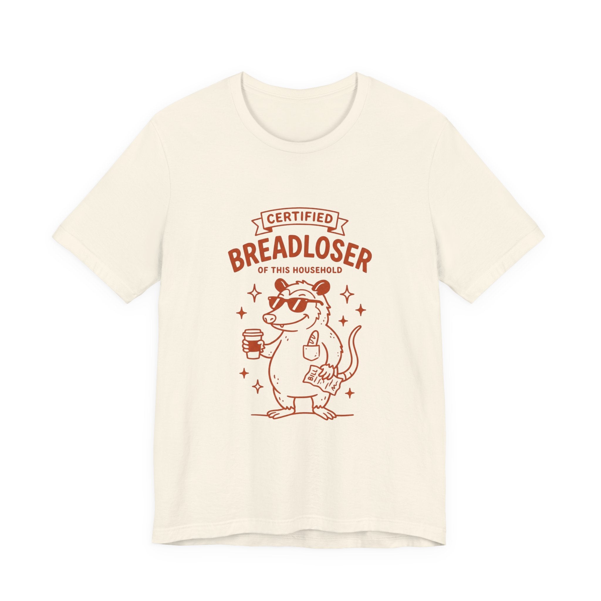 CERTIFIED BREADLOSER Tee | Breadloser Humor, Doodle Cat Money Design