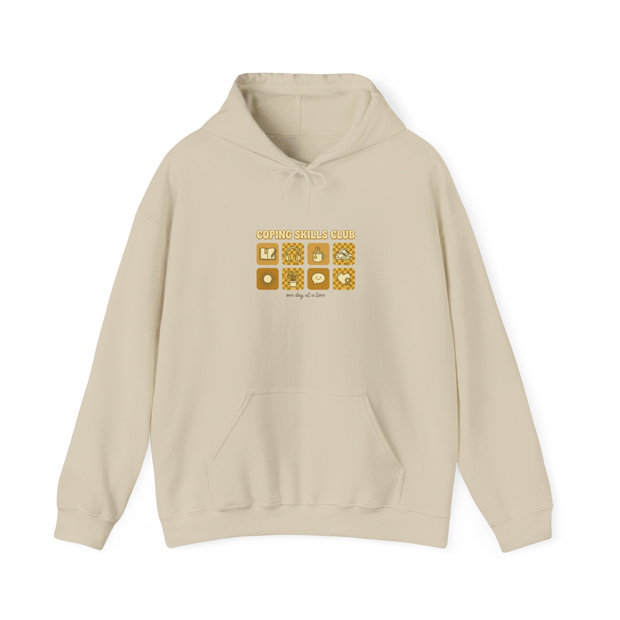 Mental Health Matters Hoodie | Green Ribbon, Retro Smiley, Therapy Positive