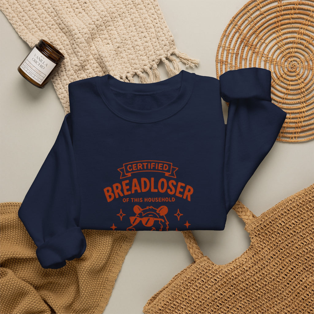 CERTIFIED BREADLOSER Sweatshirt | Breadloser Humor, Doodle Graphic