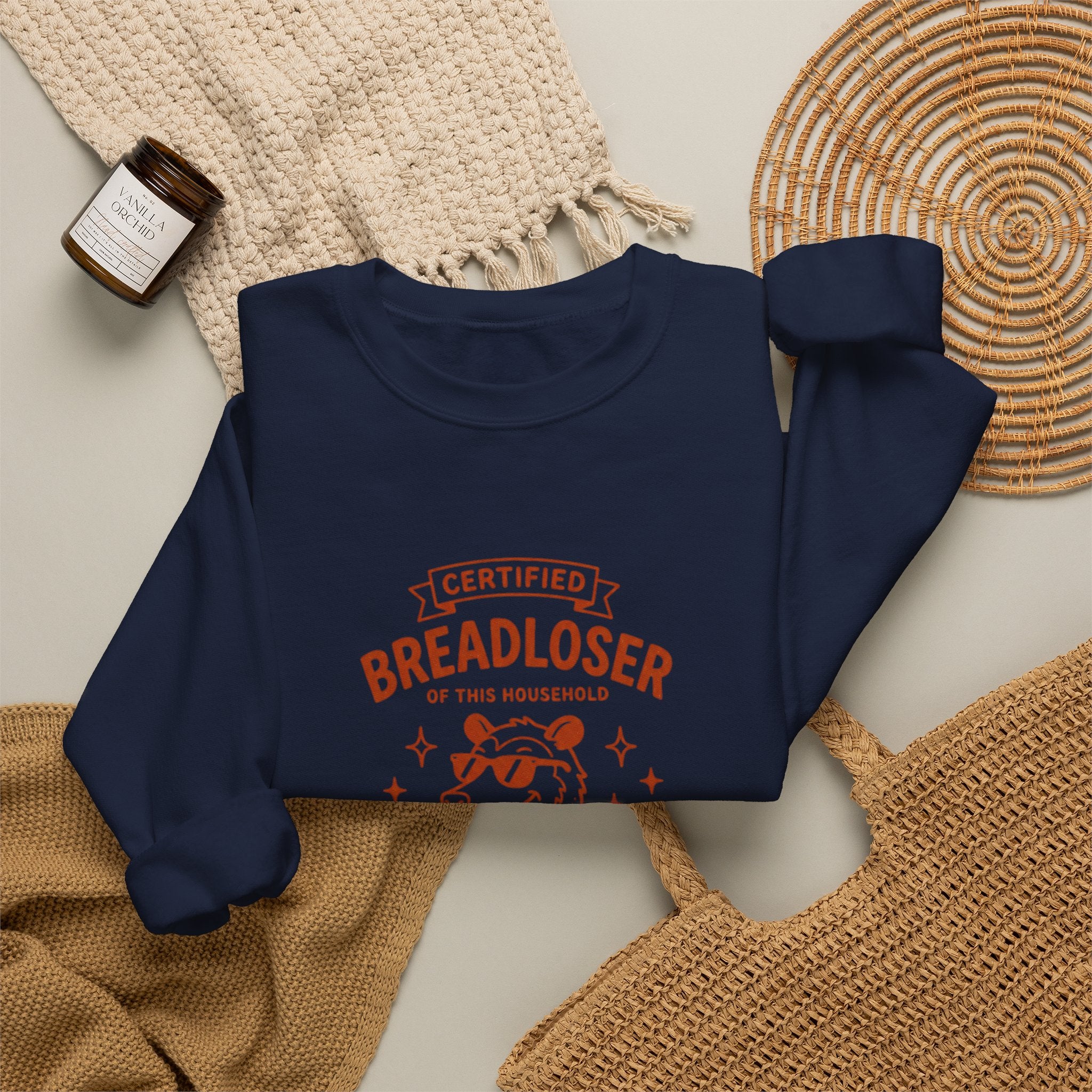 CERTIFIED BREADLOSER Sweatshirt | Breadloser Humor, Doodle Graphic