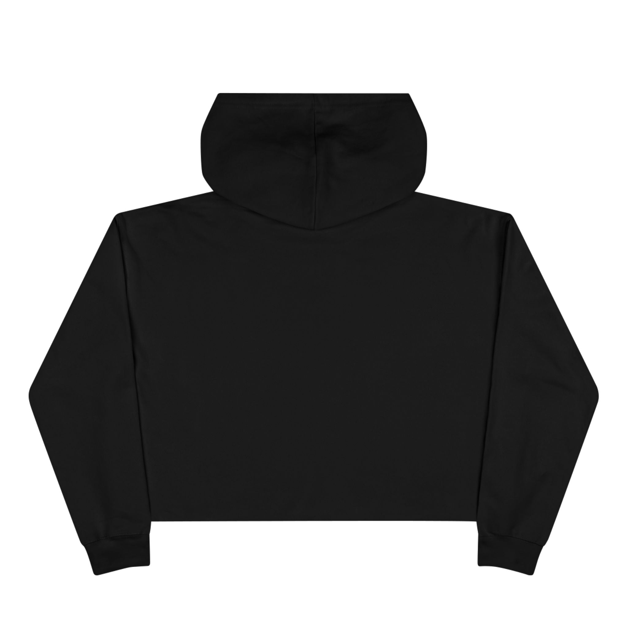Urbania Cropped Hoodie — Hand-Held Microphone Graphic, Music Lover Streetwear