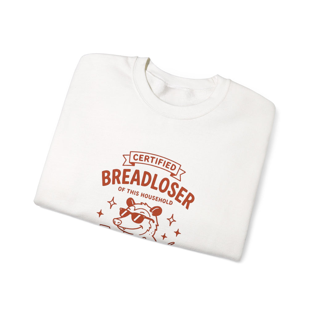 CERTIFIED BREADLOSER Sweatshirt | Breadloser Humor, Doodle Graphic