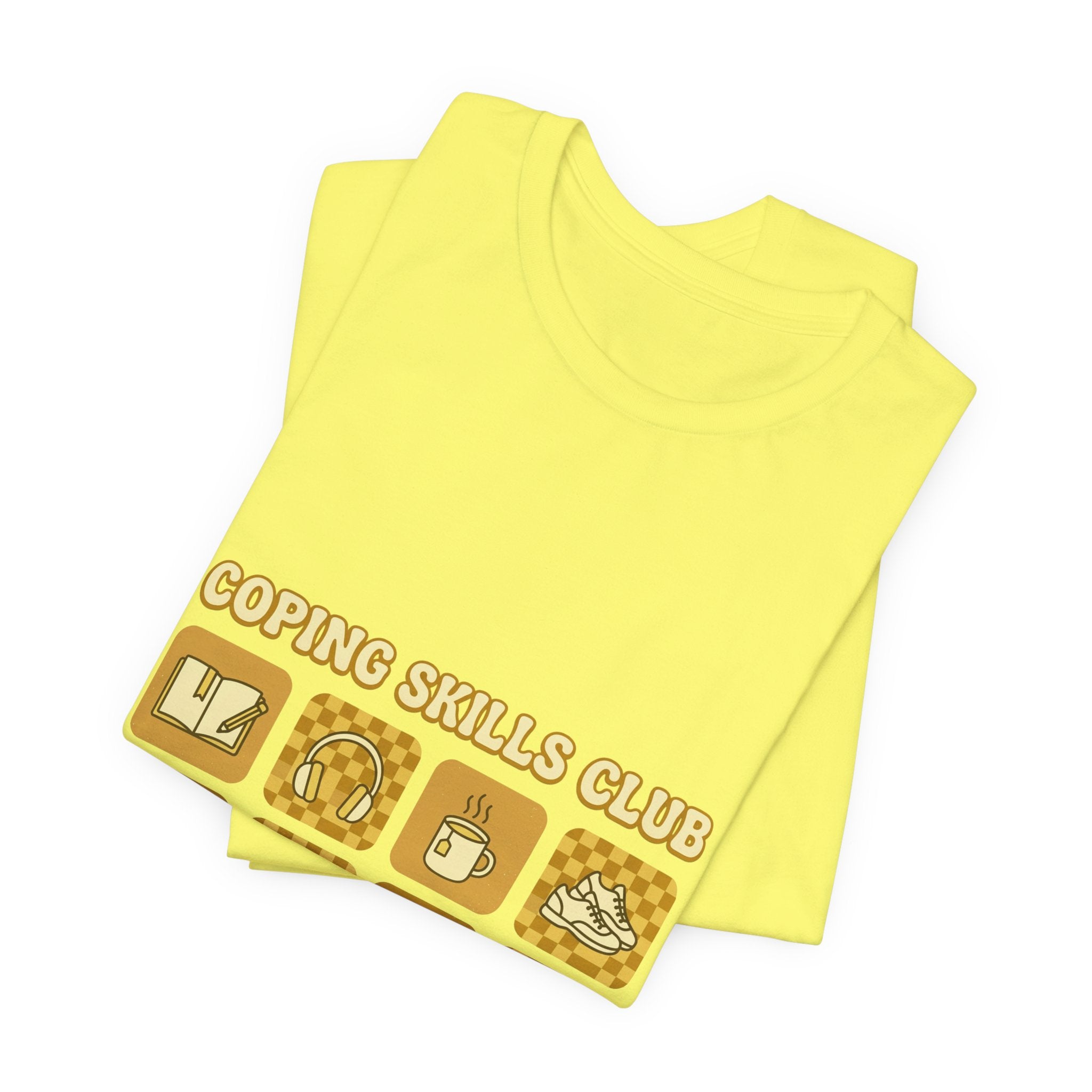 Coping Skills Club Tee | Mental Health Awareness, Retro Green Ribbon