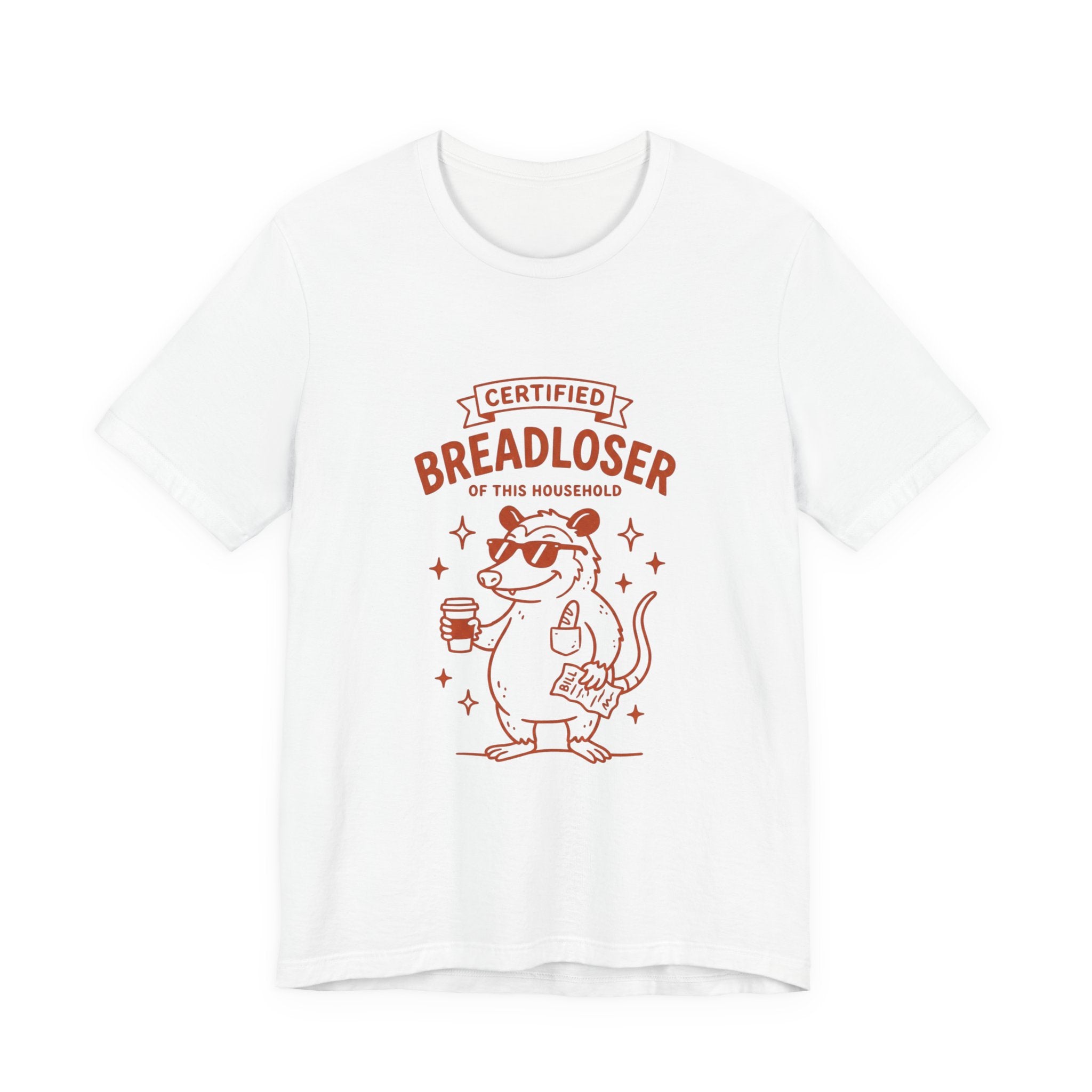 CERTIFIED BREADLOSER Tee | Breadloser Humor, Doodle Cat Money Design