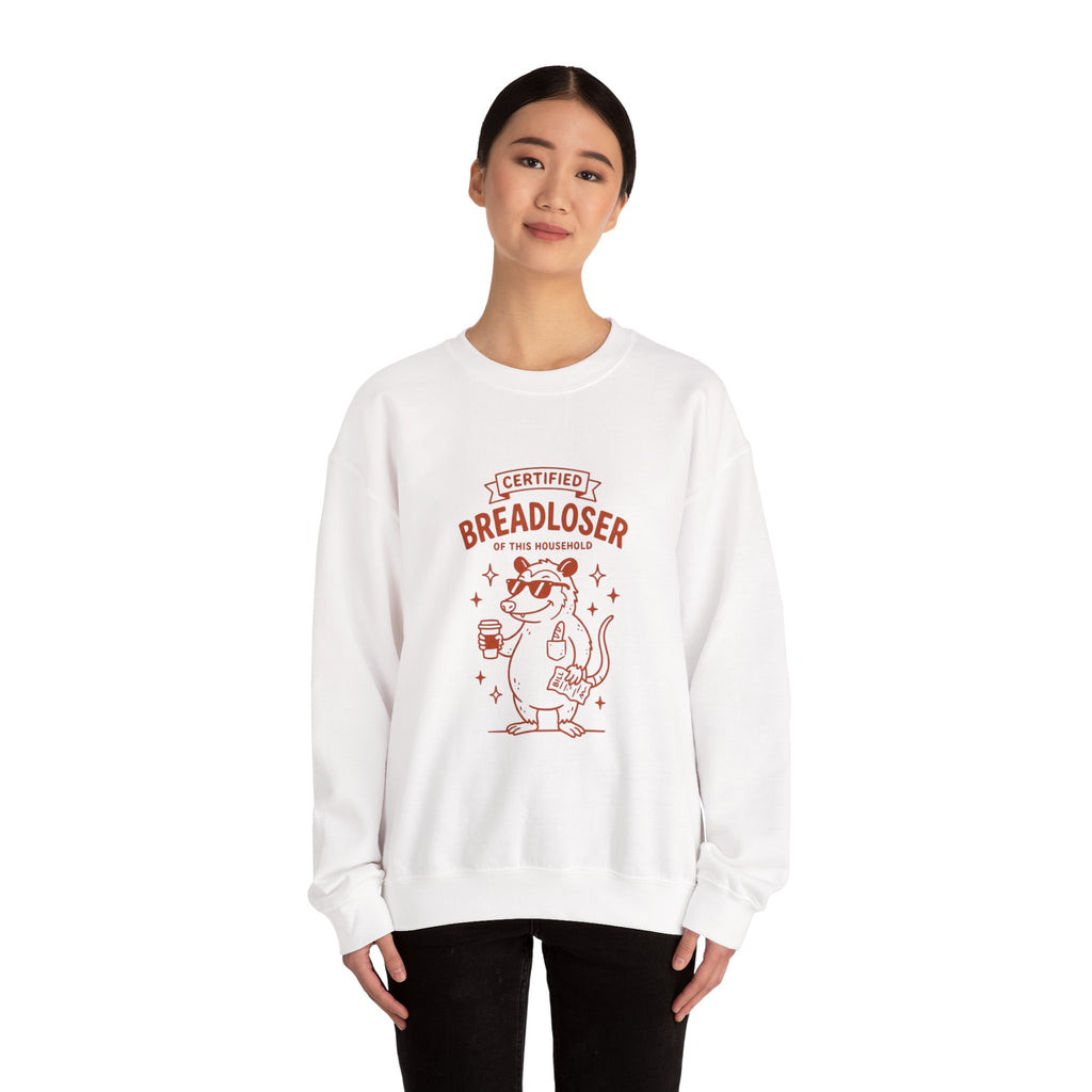 CERTIFIED BREADLOSER Sweatshirt | Breadloser Humor, Doodle Graphic