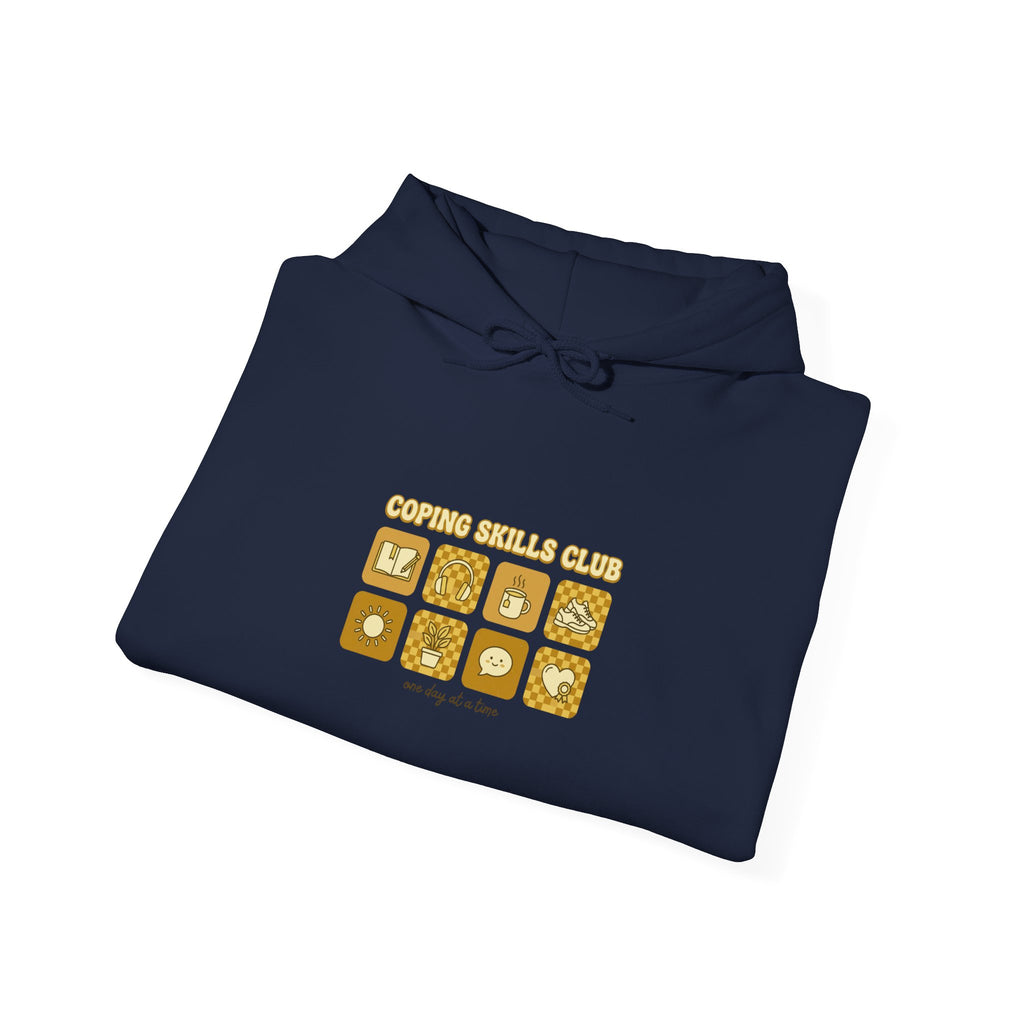 Mental Health Matters Hoodie | Green Ribbon, Retro Smiley, Therapy Positive