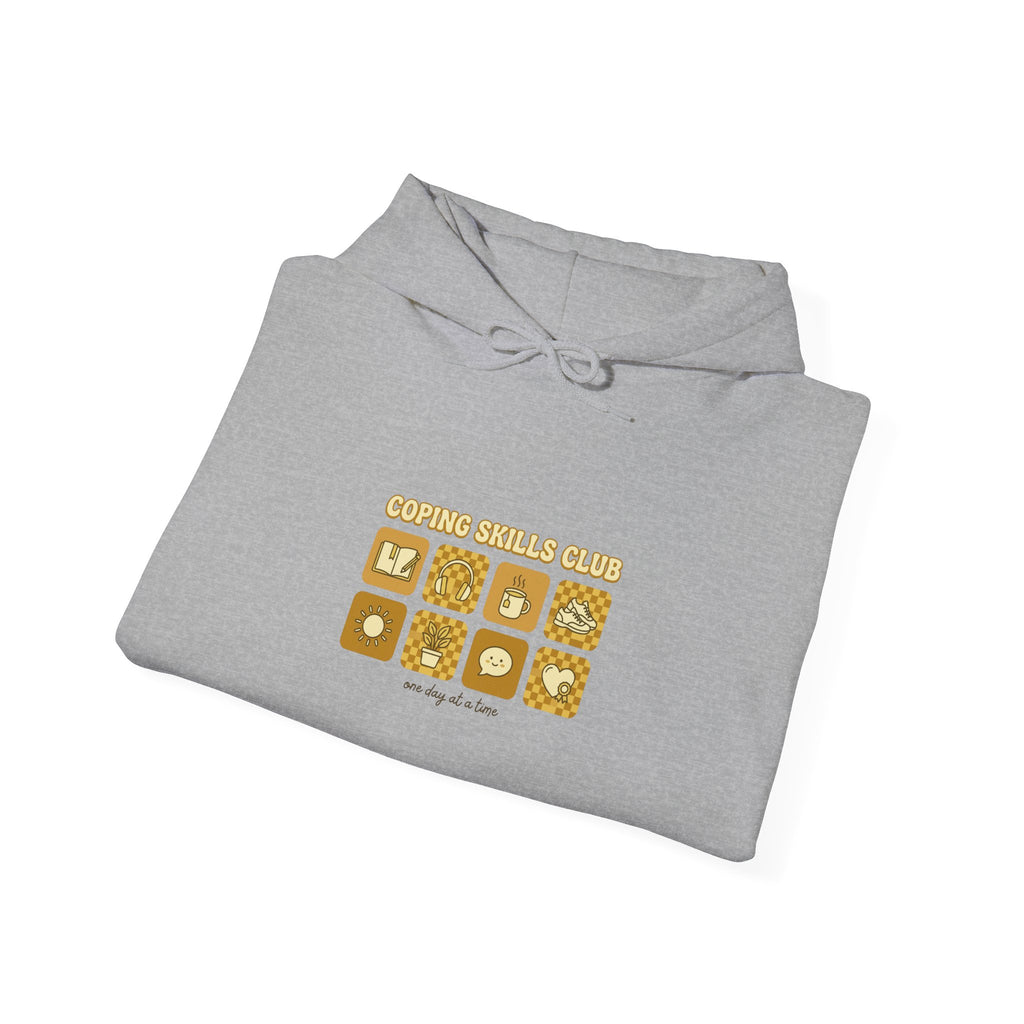 Mental Health Matters Hoodie | Green Ribbon, Retro Smiley, Therapy Positive