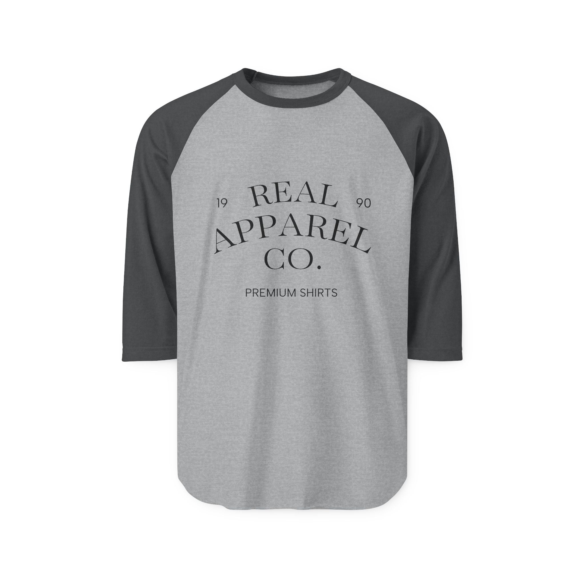 Raglan Shirt — Vintage Baseball Style 3/4 Sleeve Tee