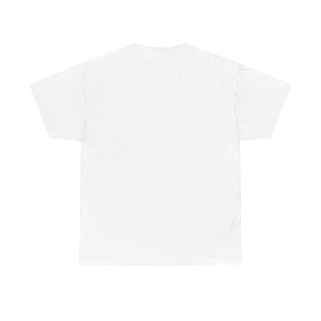White Script Tee — "Whatever is Dressed On, MUSCLE" Minimalist Cotton T-Shirt