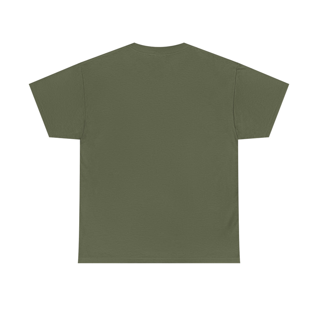 White Script Tee — "Whatever is Dressed On, MUSCLE" Minimalist Cotton T-Shirt