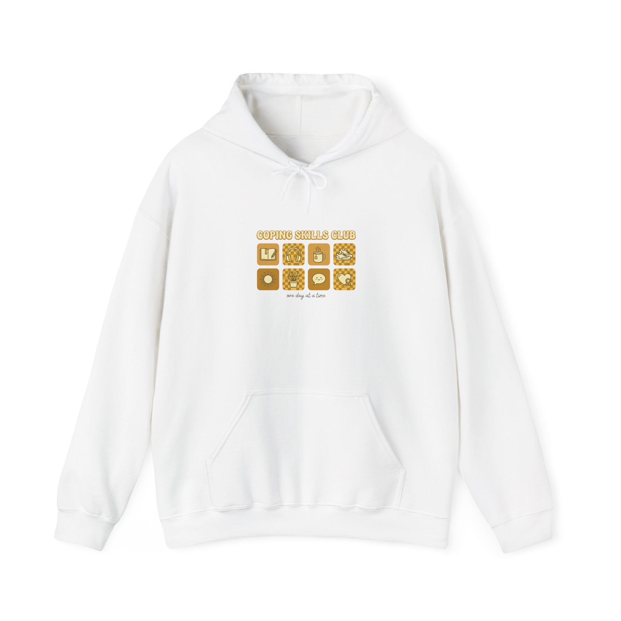 Mental Health Matters Hoodie | Green Ribbon, Retro Smiley, Therapy Positive