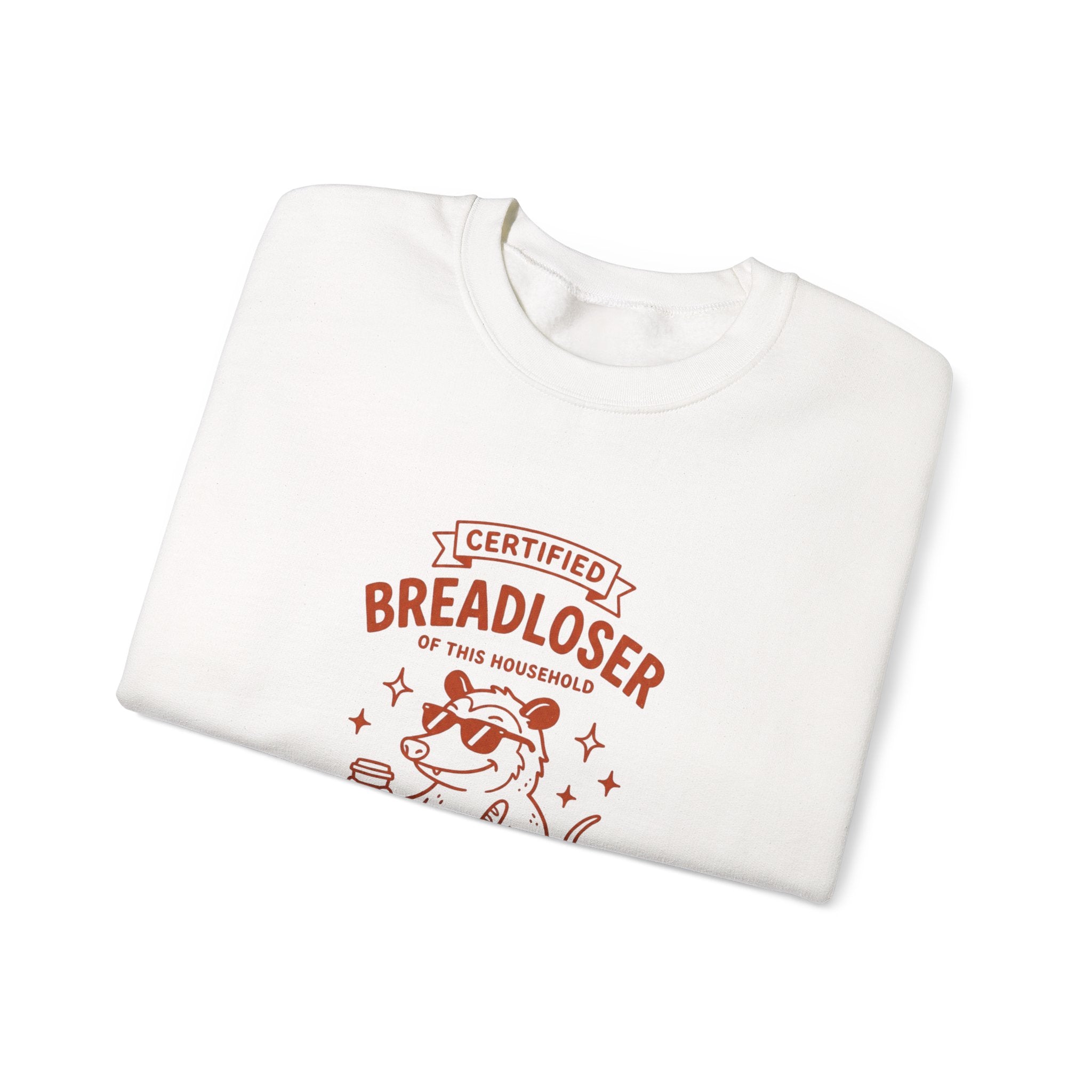 CERTIFIED BREADLOSER Sweatshirt | Breadloser Humor, Doodle Graphic