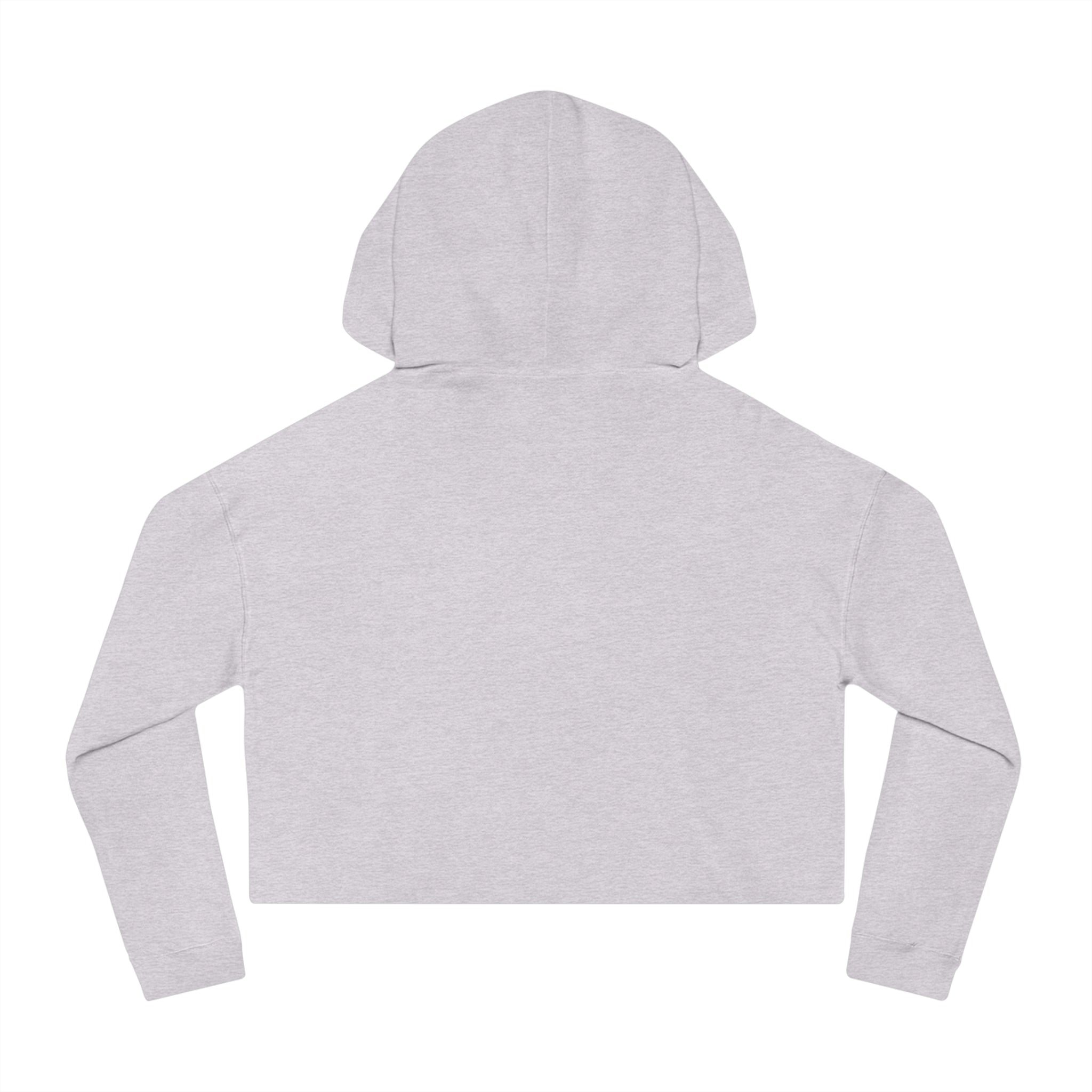 Urbania QR Code Graphic Cropped Hoodie — Techy Geometric Womens Hooded Sweatshirt