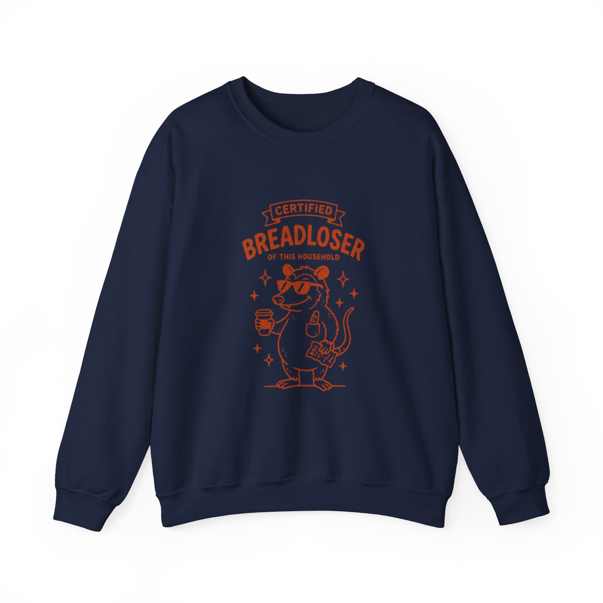 CERTIFIED BREADLOSER Sweatshirt | Breadloser Humor, Doodle Graphic