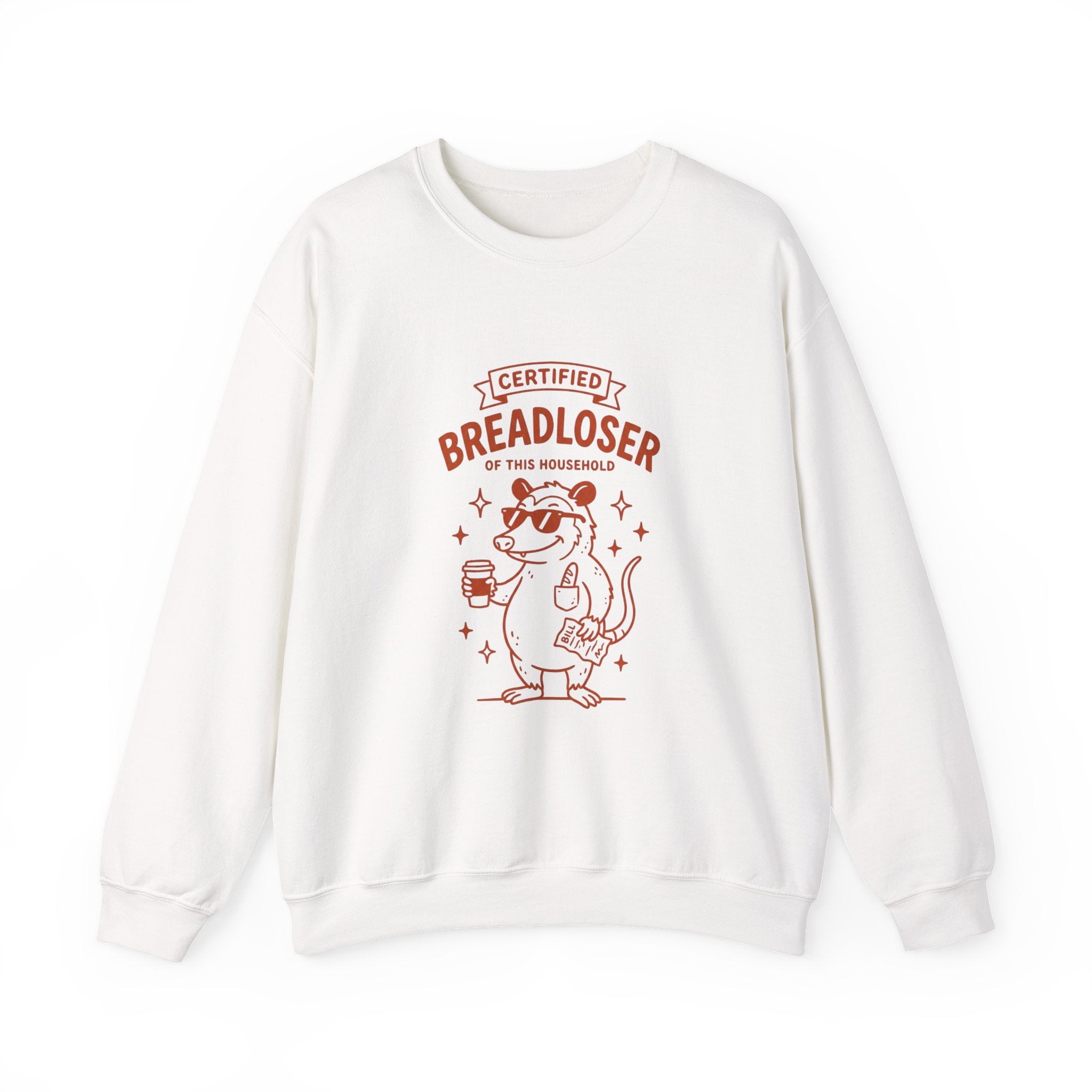 CERTIFIED BREADLOSER Sweatshirt | Breadloser Humor, Doodle Graphic