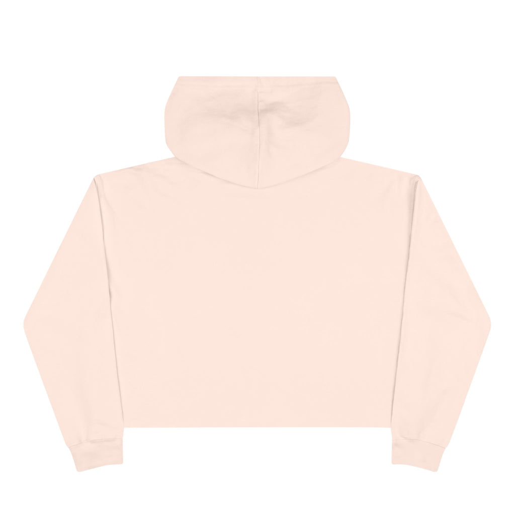 Urbania Cropped Hoodie — Hand-Held Microphone Graphic, Music Lover Streetwear