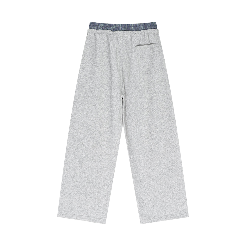 Urbania Plaid Contrast Waist Pants