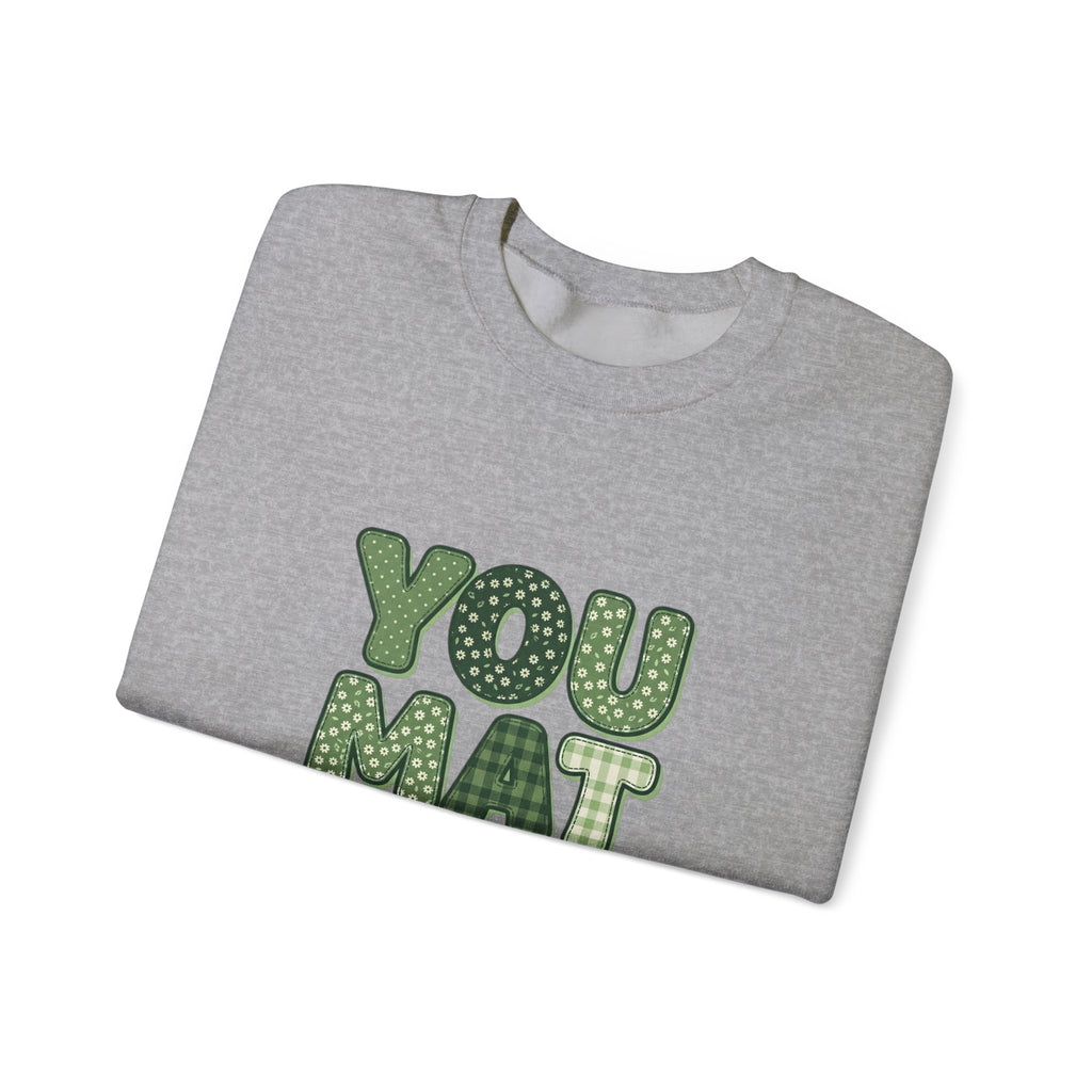 You Matter Sweatshirt | Mental Health Awareness, Green Ribbon Typography