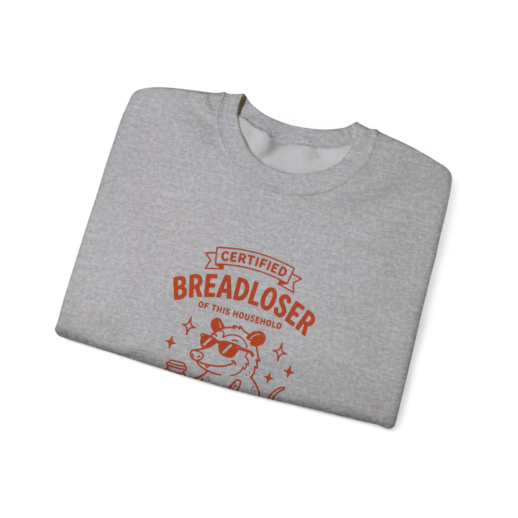 CERTIFIED BREADLOSER Sweatshirt | Breadloser Humor, Doodle Graphic