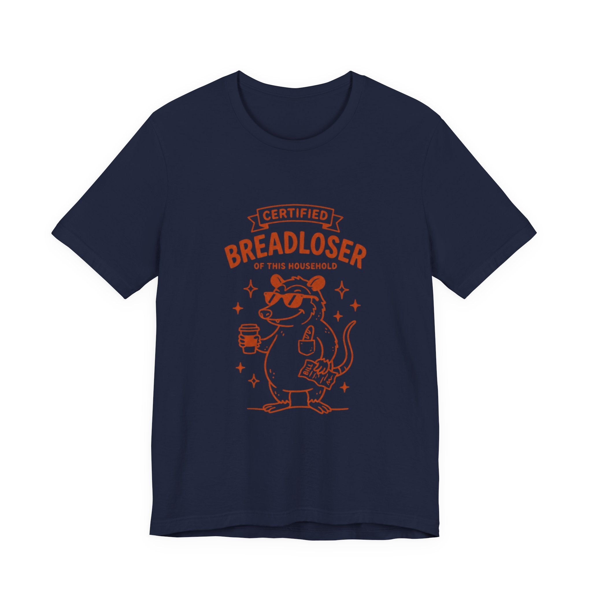 CERTIFIED BREADLOSER Tee | Breadloser Humor, Doodle Cat Money Design