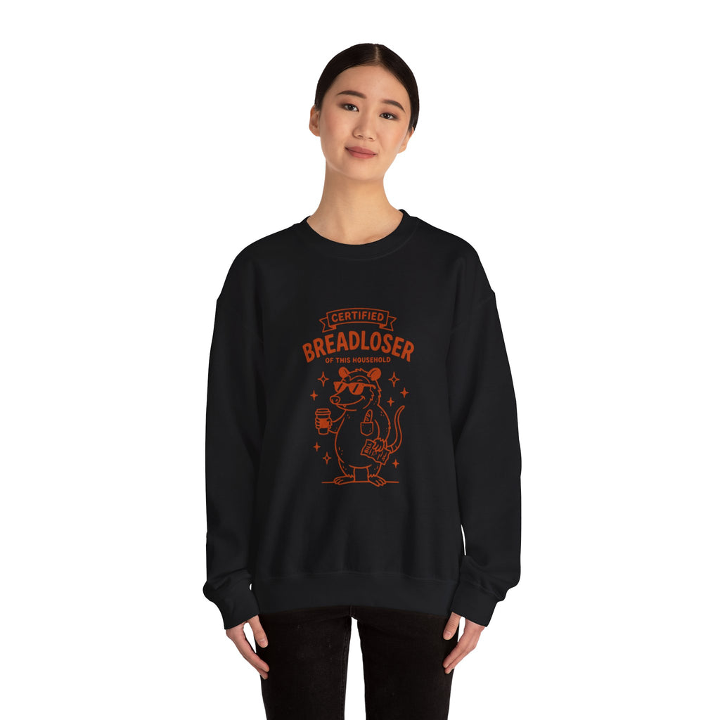 CERTIFIED BREADLOSER Sweatshirt | Breadloser Humor, Doodle Graphic