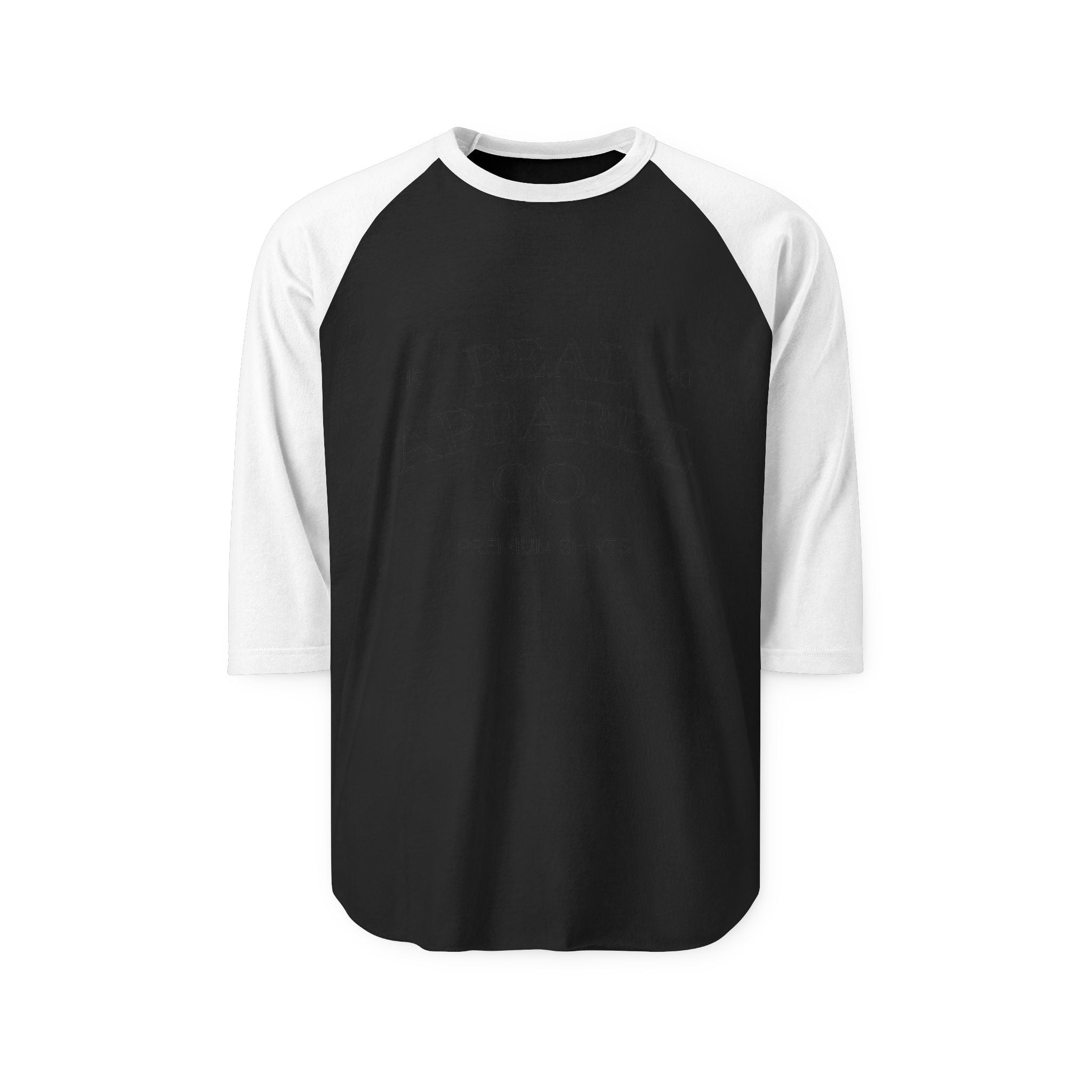 Raglan Shirt — Vintage Baseball Style 3/4 Sleeve Tee