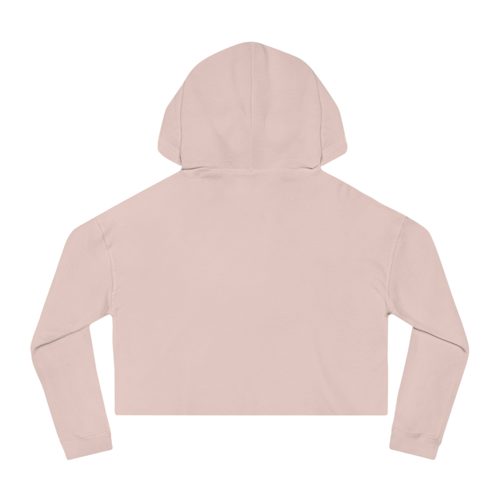 Urbania QR Code Graphic Cropped Hoodie — Techy Geometric Womens Hooded Sweatshirt