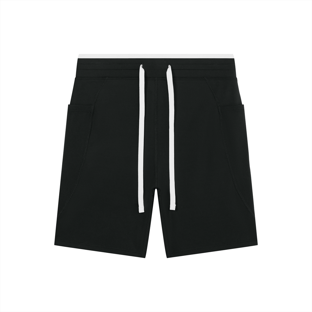 Urbania Women's High Rise Color Block Yoga Shorts