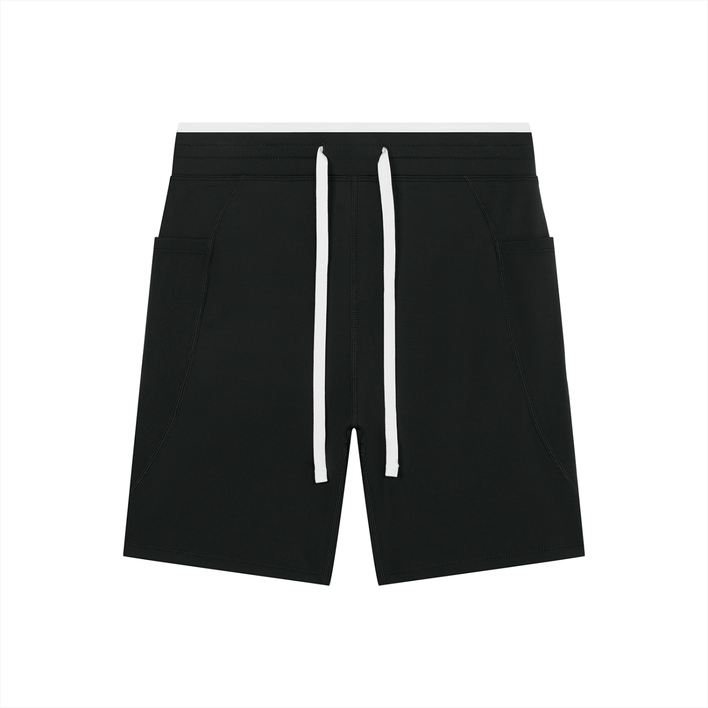 Urbania Women's High Rise Color Block Yoga Shorts