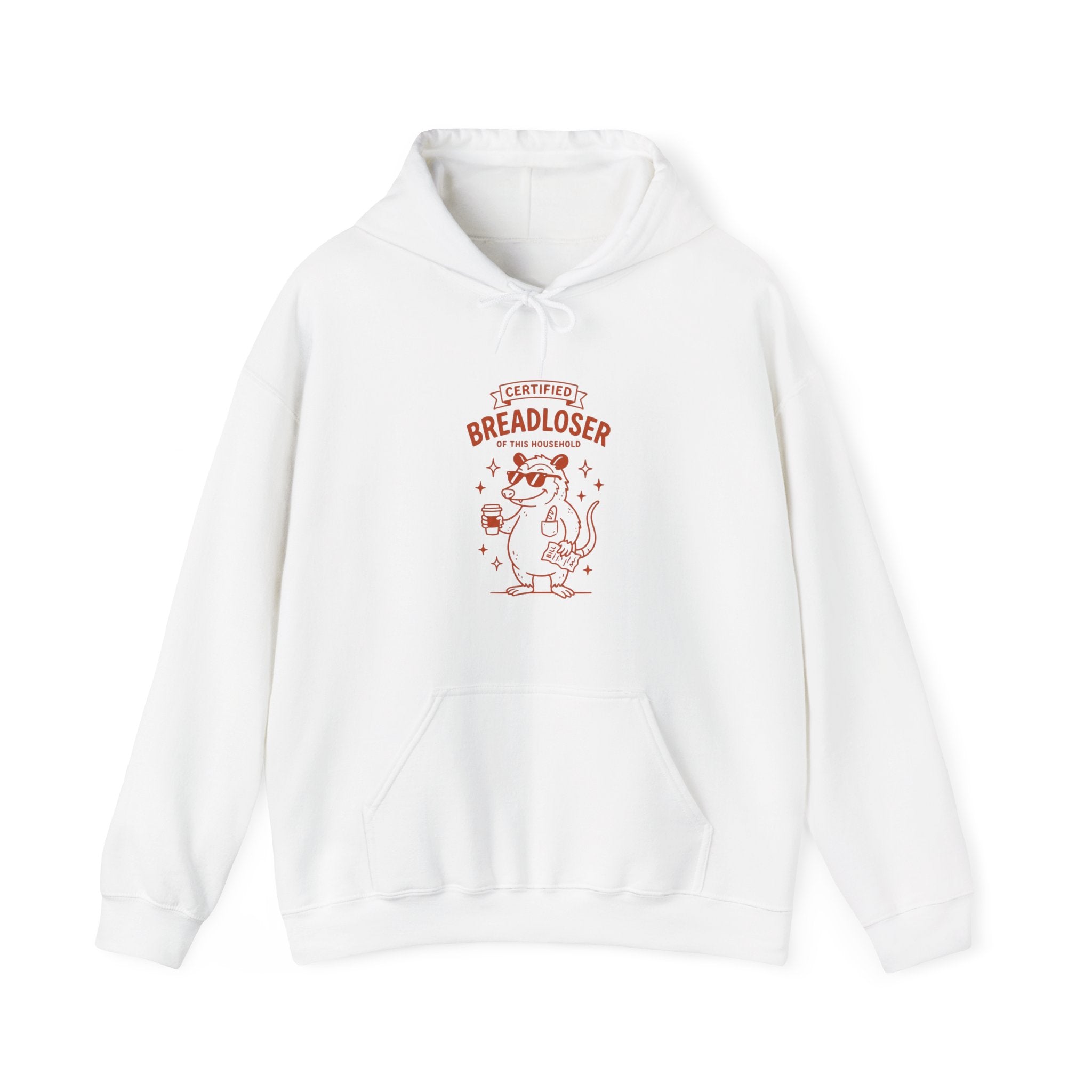 Funny Meme Hoodie – Breadloser Burnout Humor, Gen Z Graphic, Unisex Streetwear Pullover