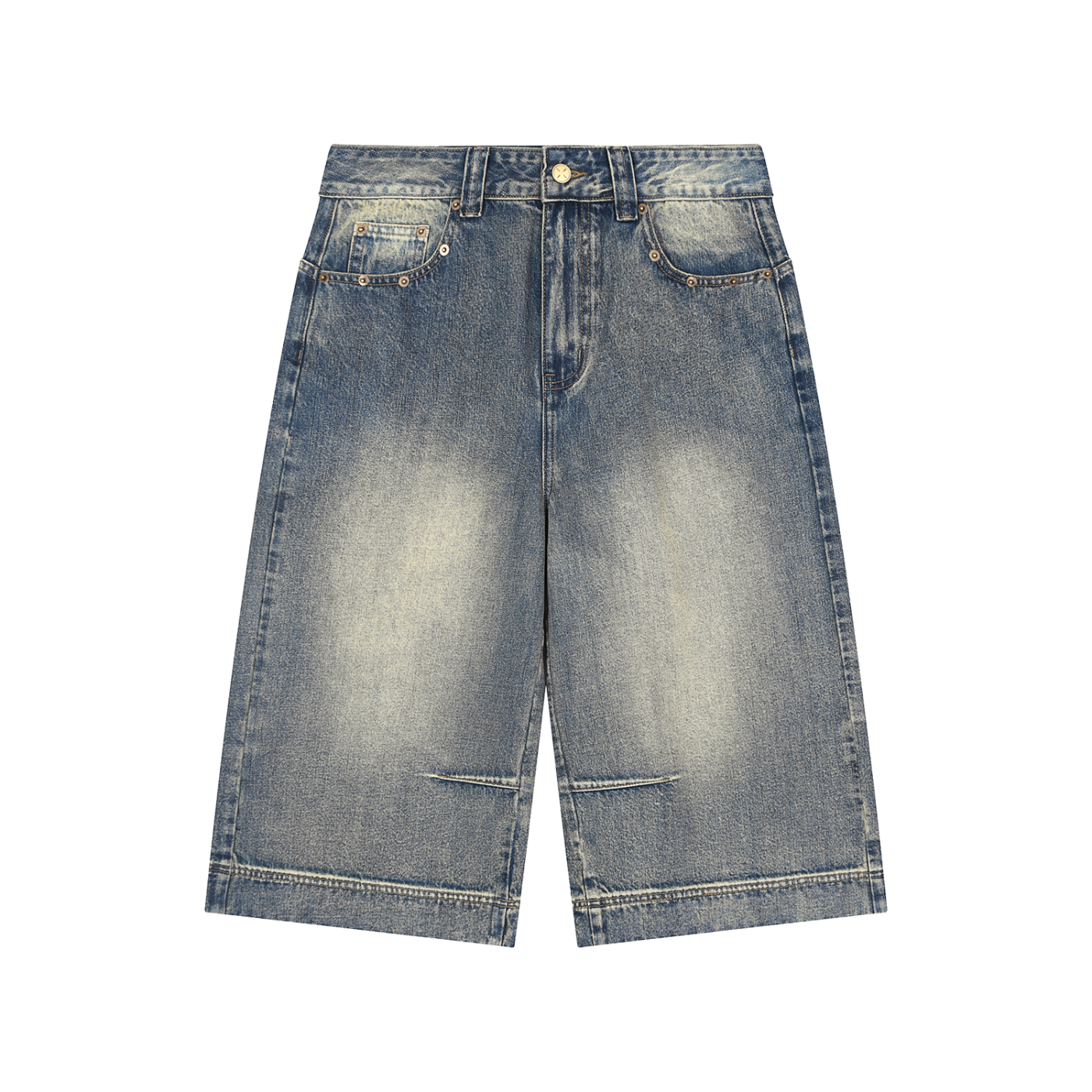 Urbania Vintage Wash Baggy Denim Shorts