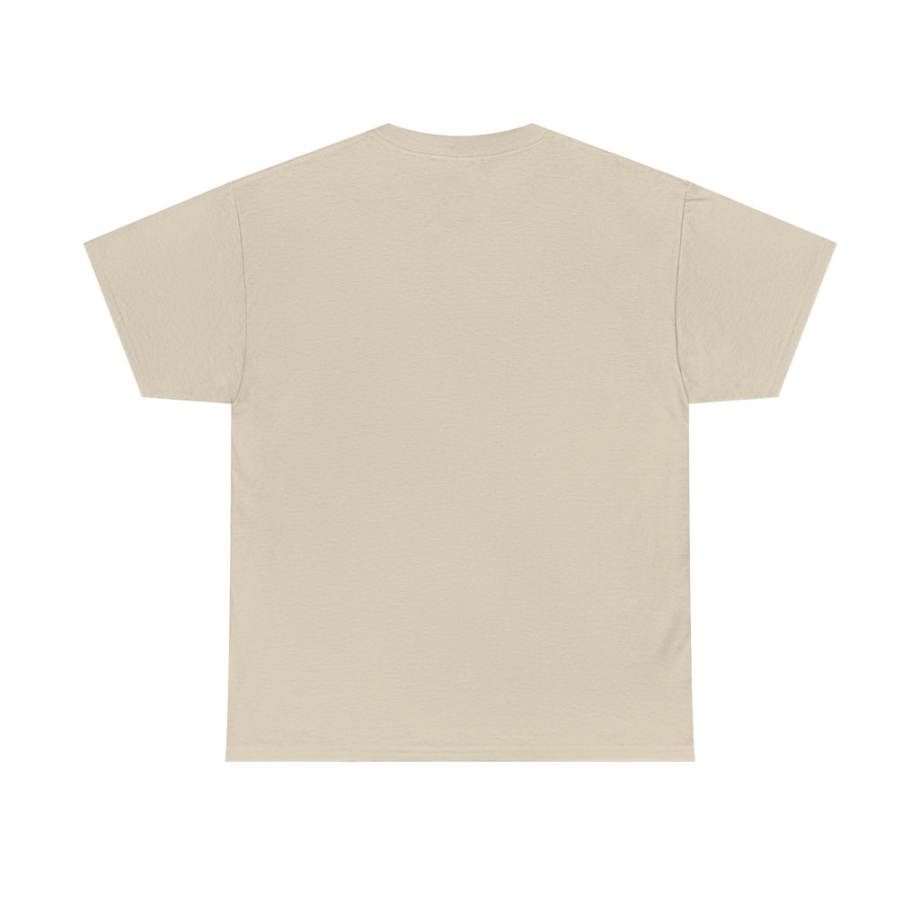 White Script Tee — "Whatever is Dressed On, MUSCLE" Minimalist Cotton T-Shirt