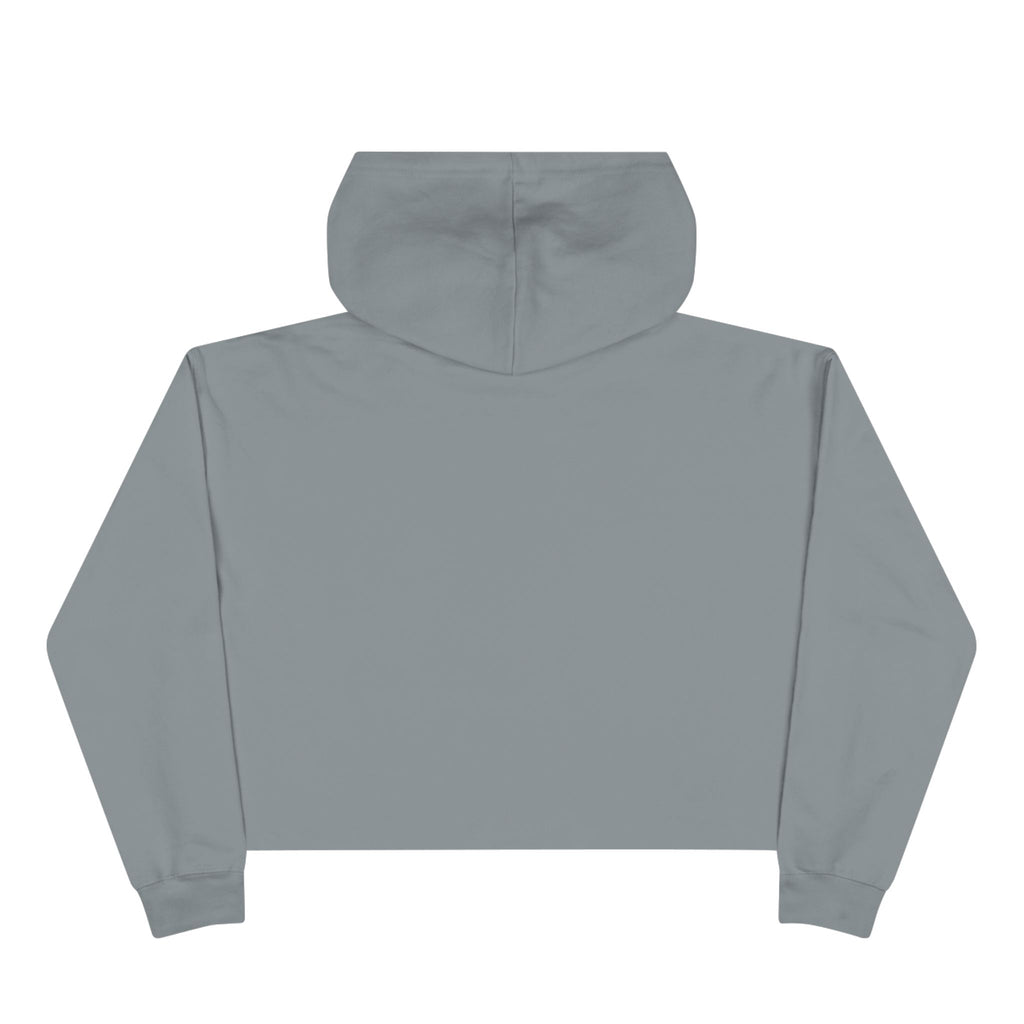 Urbania Cropped Hoodie — Hand-Held Microphone Graphic, Music Lover Streetwear