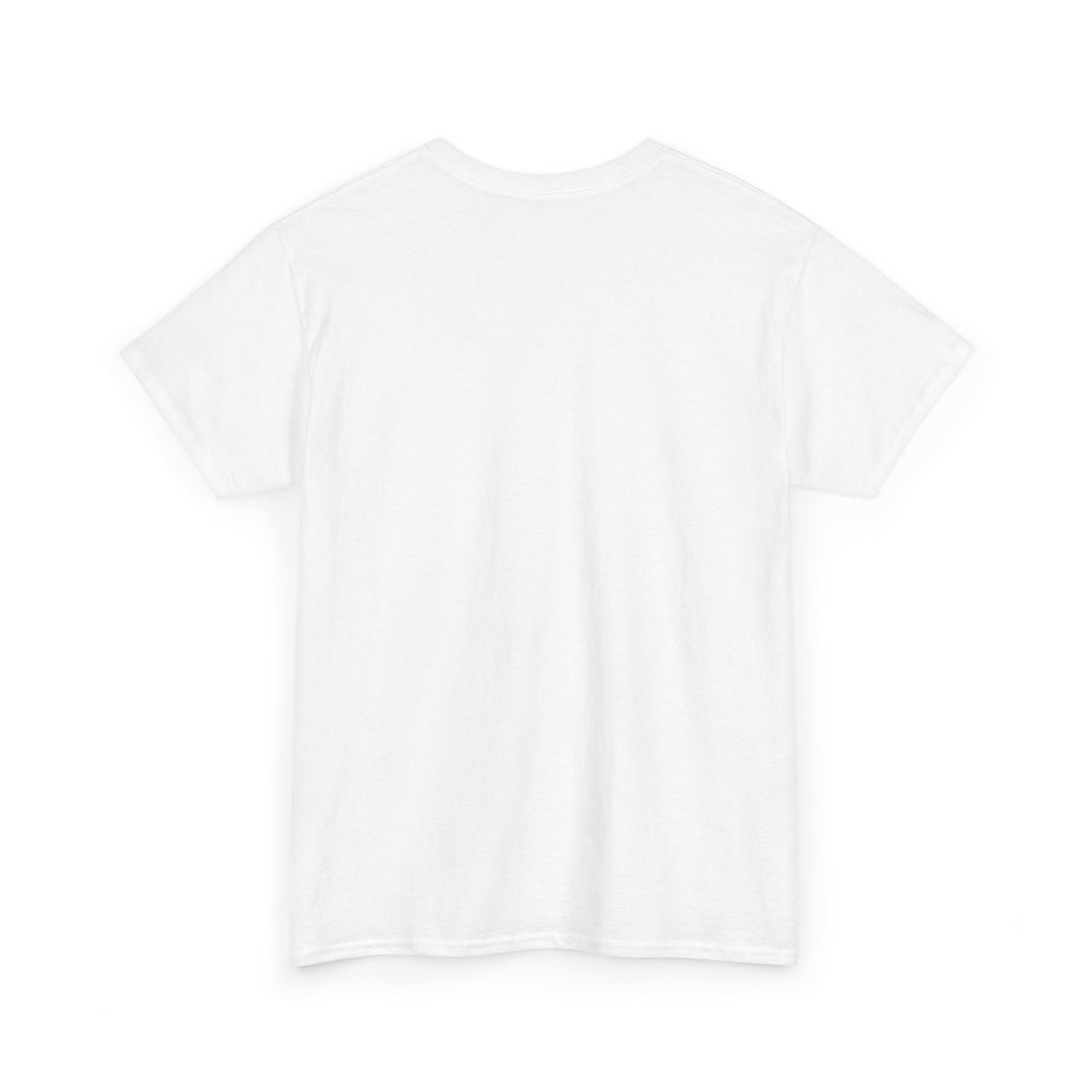 White Script Tee — "Whatever is Dressed On, MUSCLE" Minimalist Cotton T-Shirt