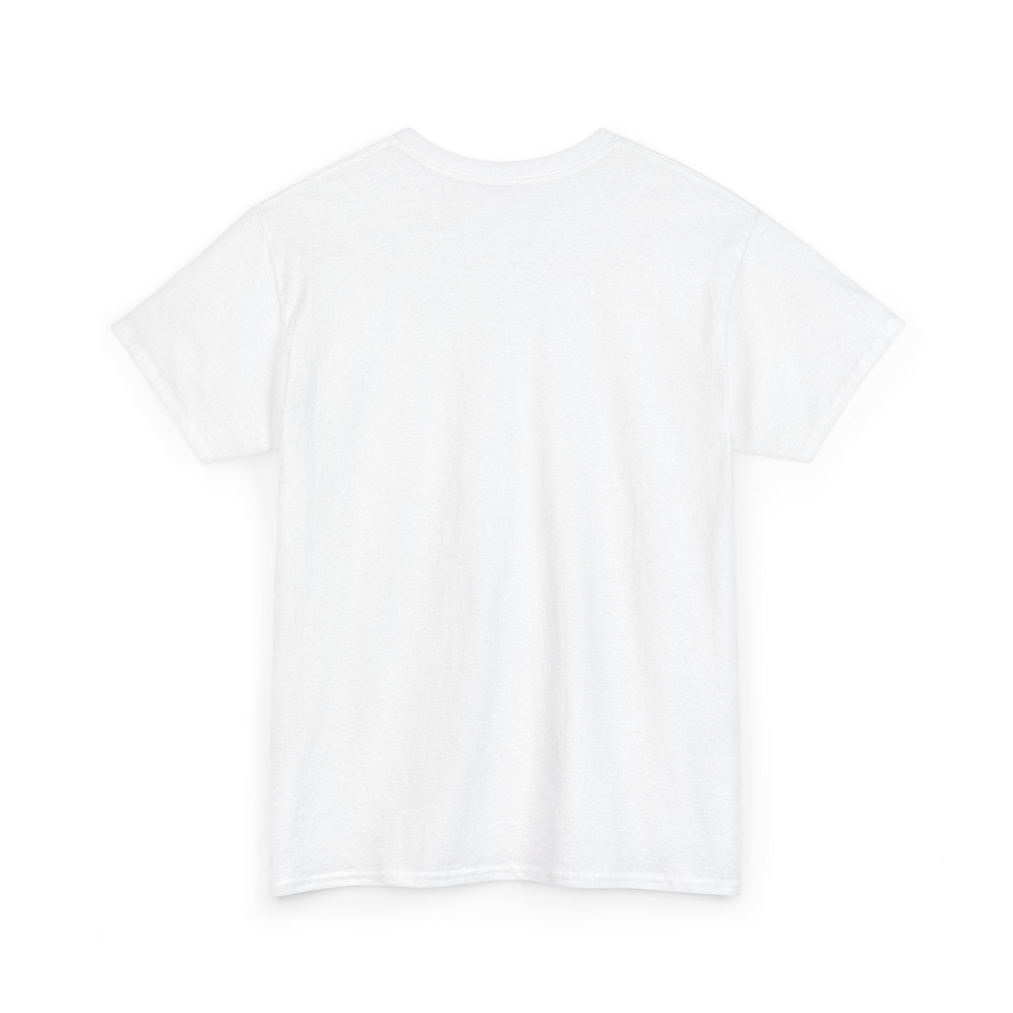 White Script Tee — "Whatever is Dressed On, MUSCLE" Minimalist Cotton T-Shirt
