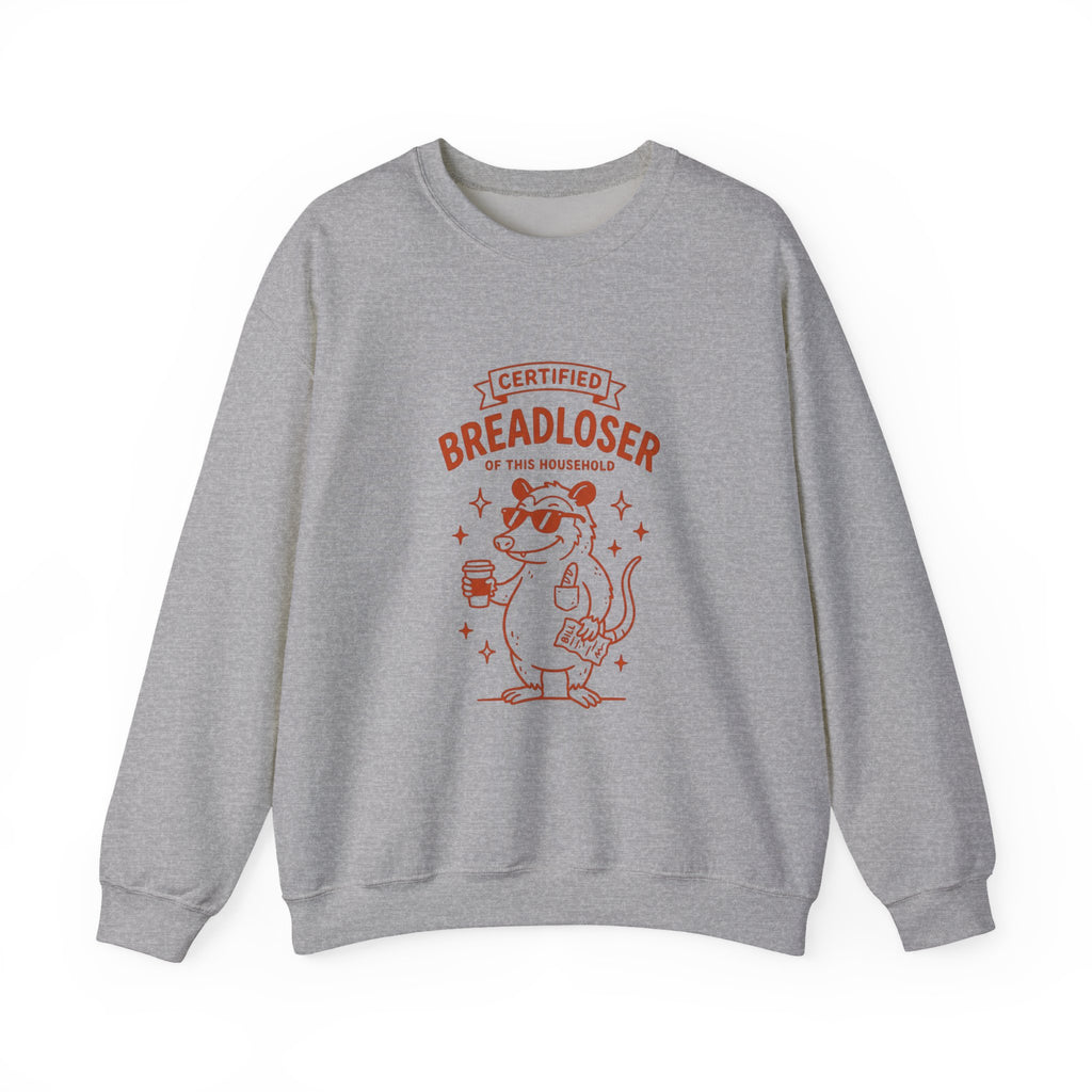 CERTIFIED BREADLOSER Sweatshirt | Breadloser Humor, Doodle Graphic